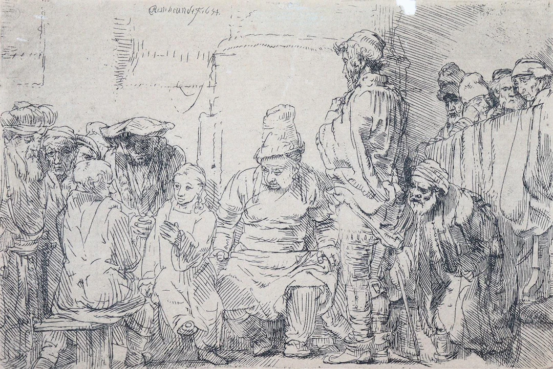 Rembrandt, Harmensz van Rijn (1606 Leiden - Amsterdam 1669). Jesus