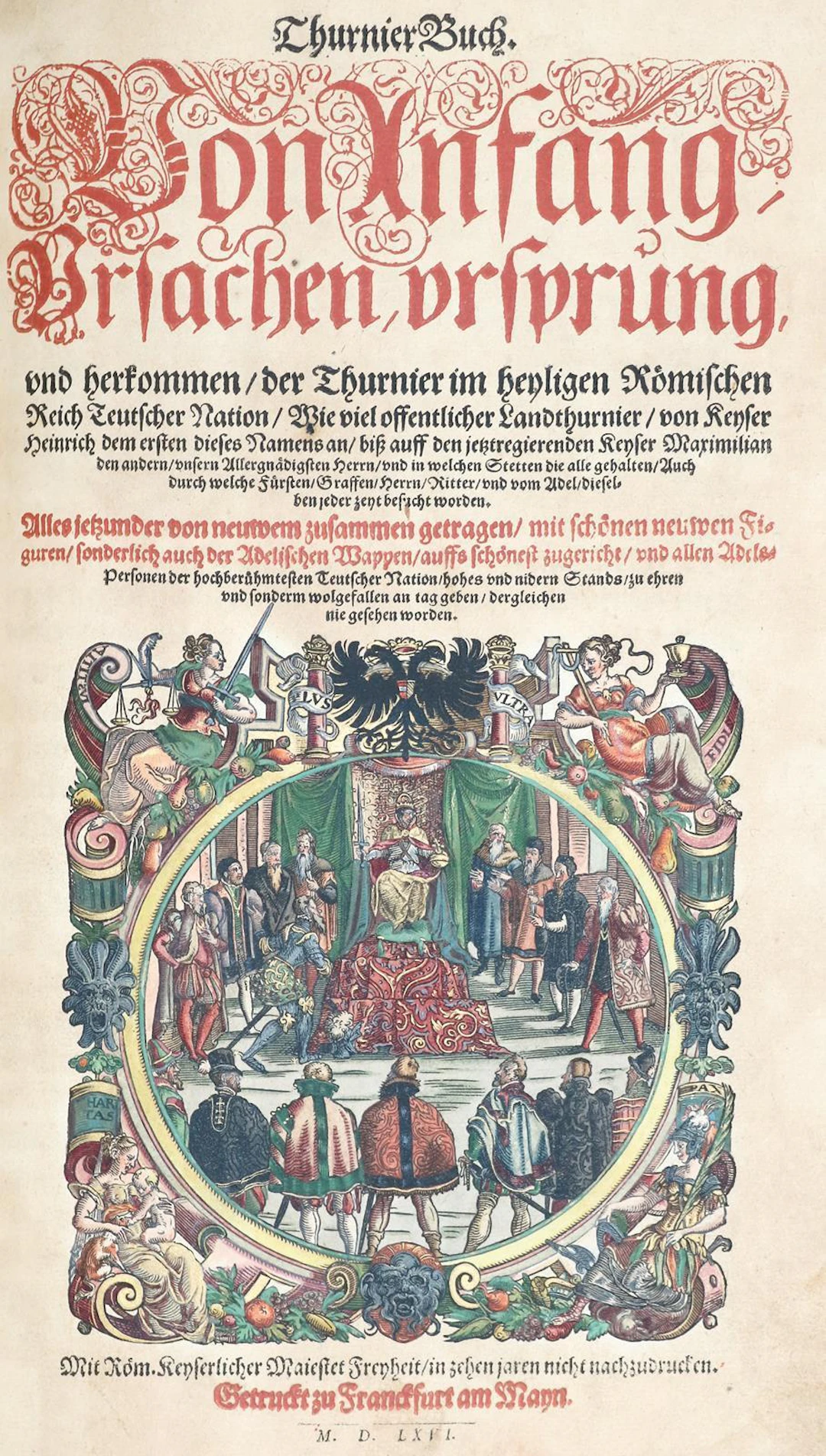 (Rüxner,G.). Thurnier Buch. Von Anfang
