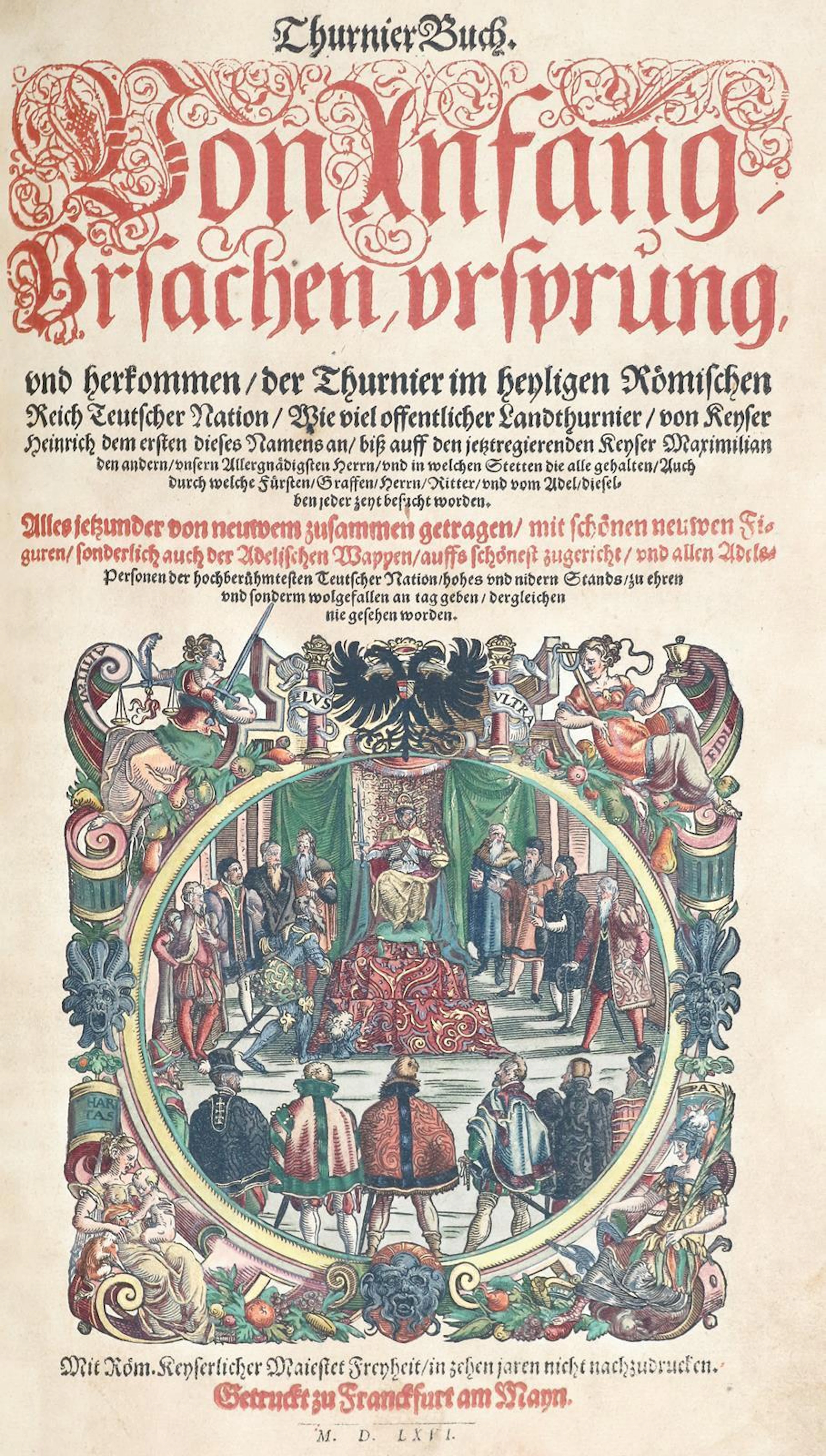 (Rüxner,G.). Thurnier Buch. Von Anfang