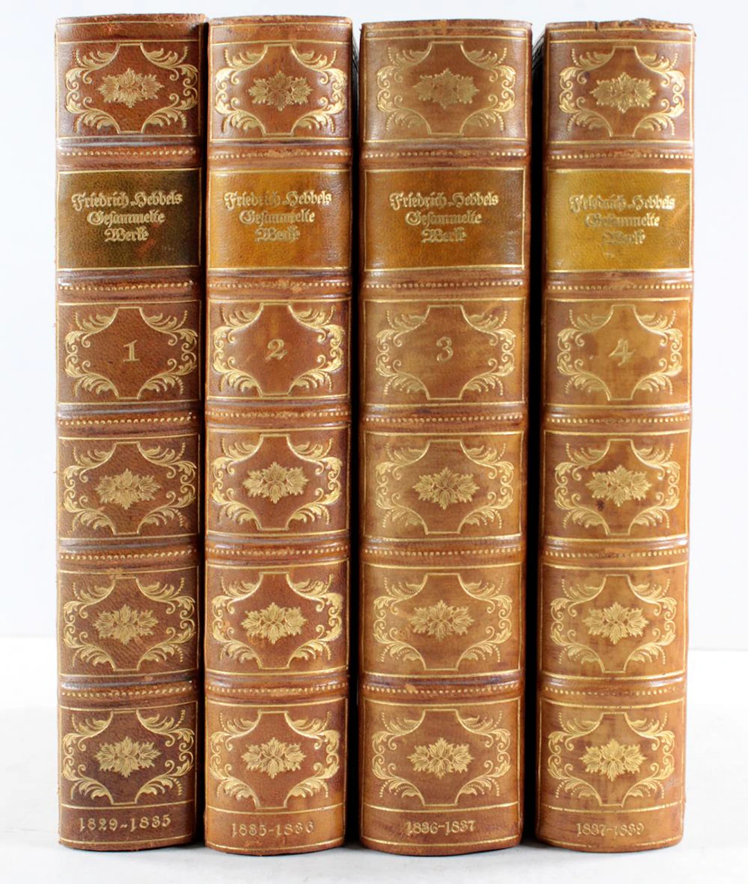 Hebbel,F. Sämtliche Werke. Hrsg. v. P.Bornstein. Bde. 1-4 (v.6). Mchn. u. Lpz.