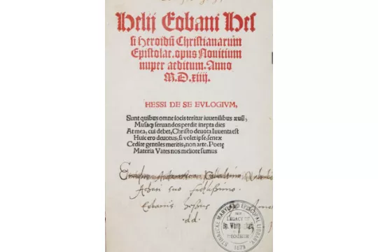Eobanus Hessus,H.