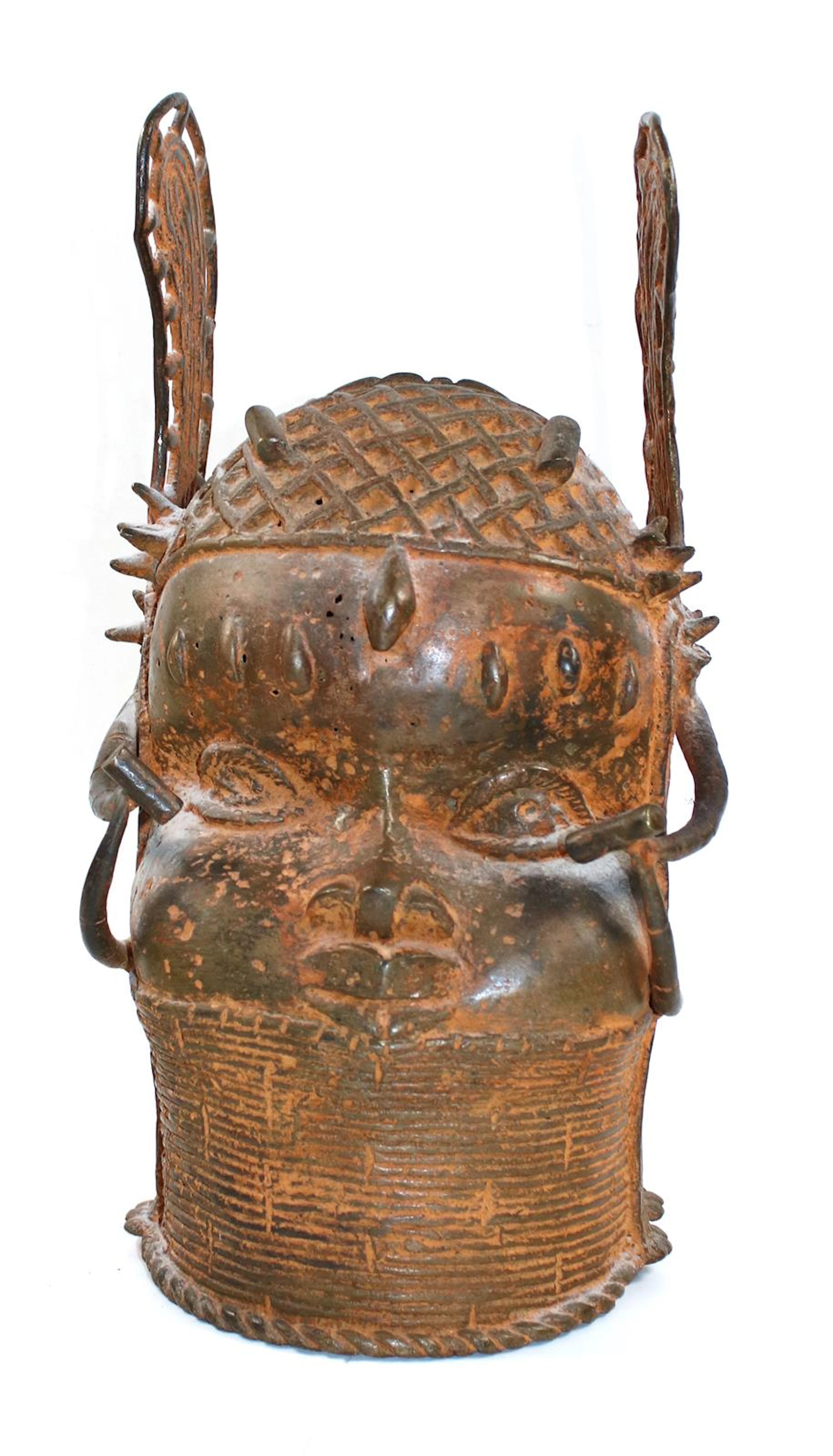 Bronzebüste eines Oba