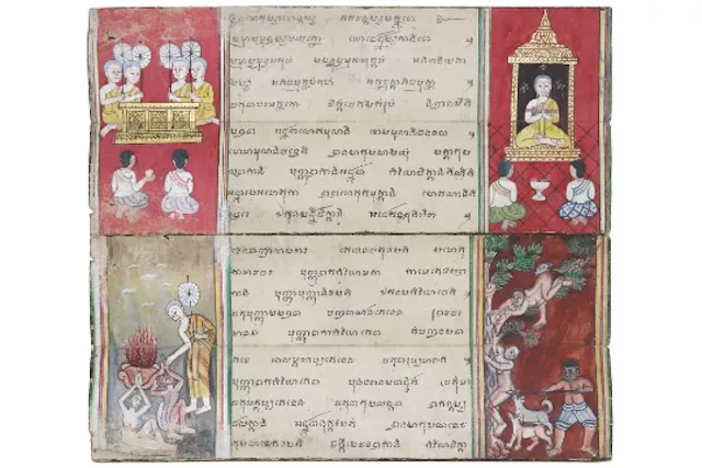 Buddhistisches Manuskript