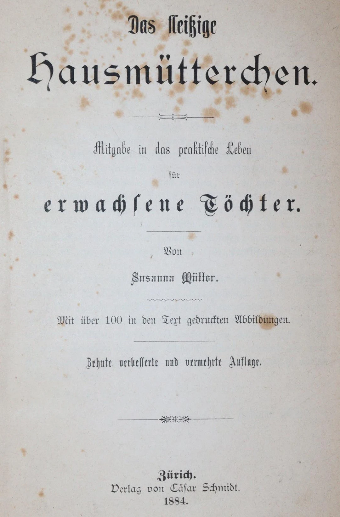 Hausväterliteratur. Was hat ein verständiger Hausvater und eine kluge