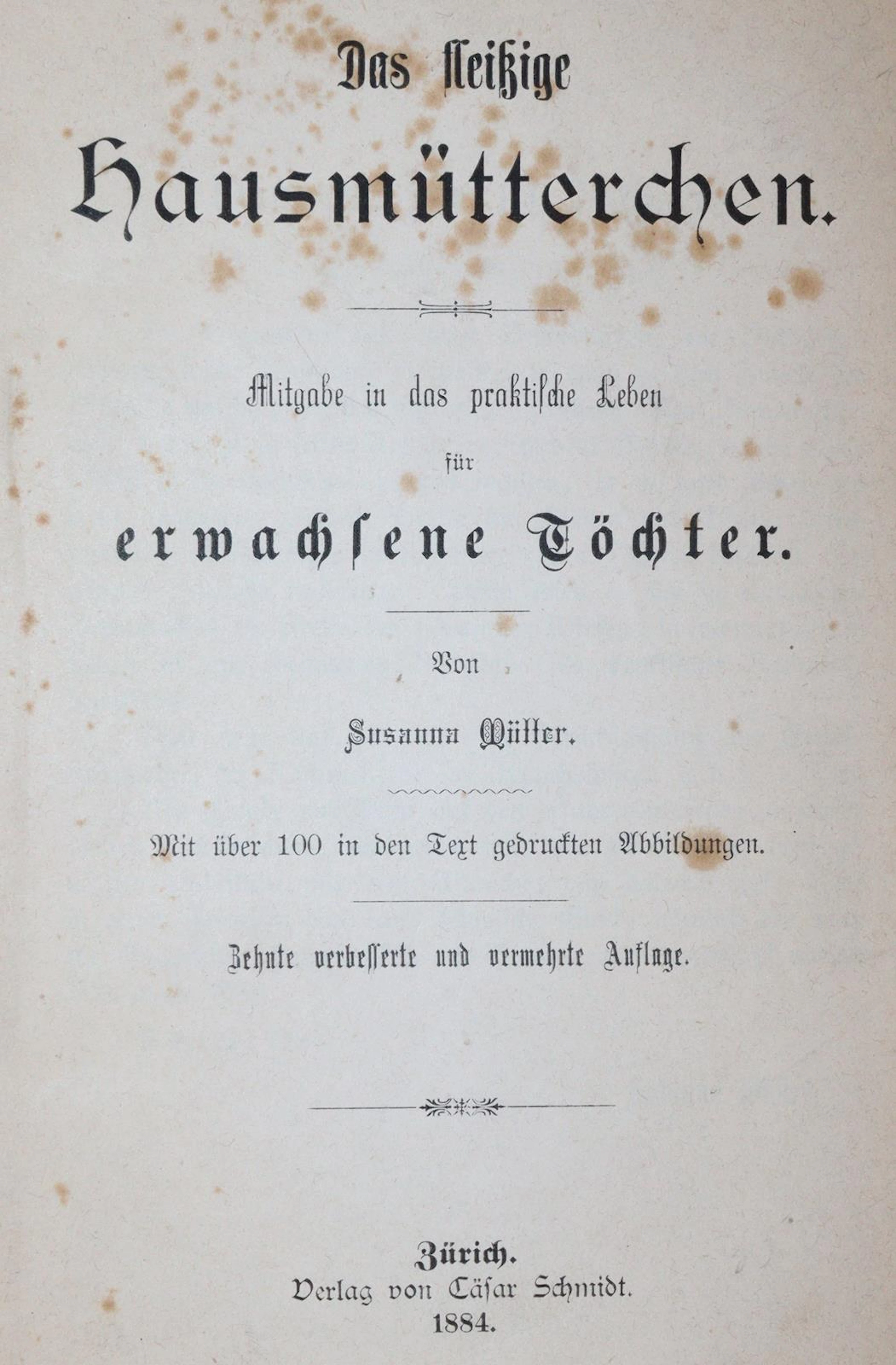 Hausväterliteratur. Was hat ein verständiger Hausvater und eine kluge