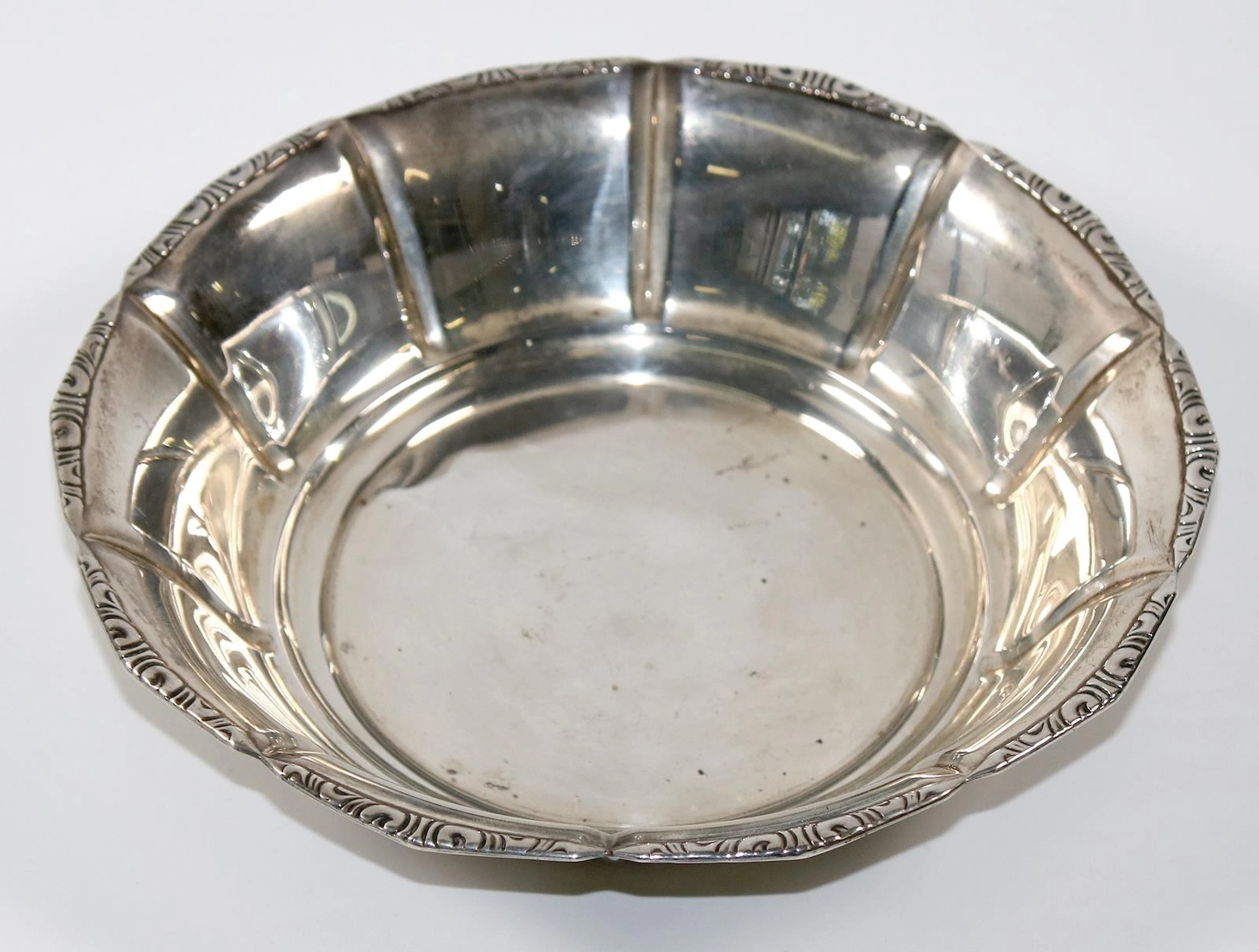 Quist 835 Silberschale um 1920. Silberschale mit mehrpassiger Wandung