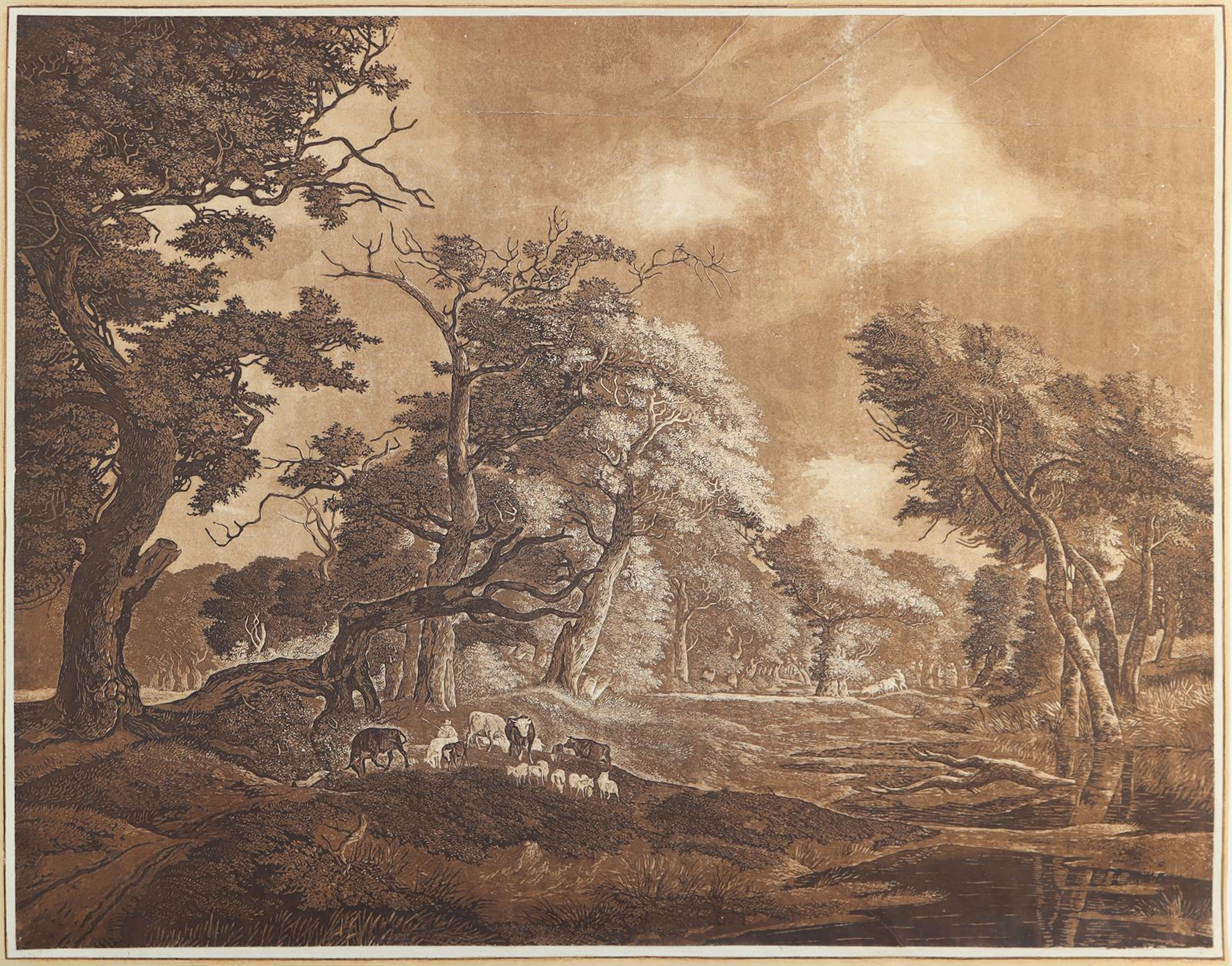 Menken, Johann Heinrich (1764 Bremen 1837). Konvolut von 7 Bll. mit