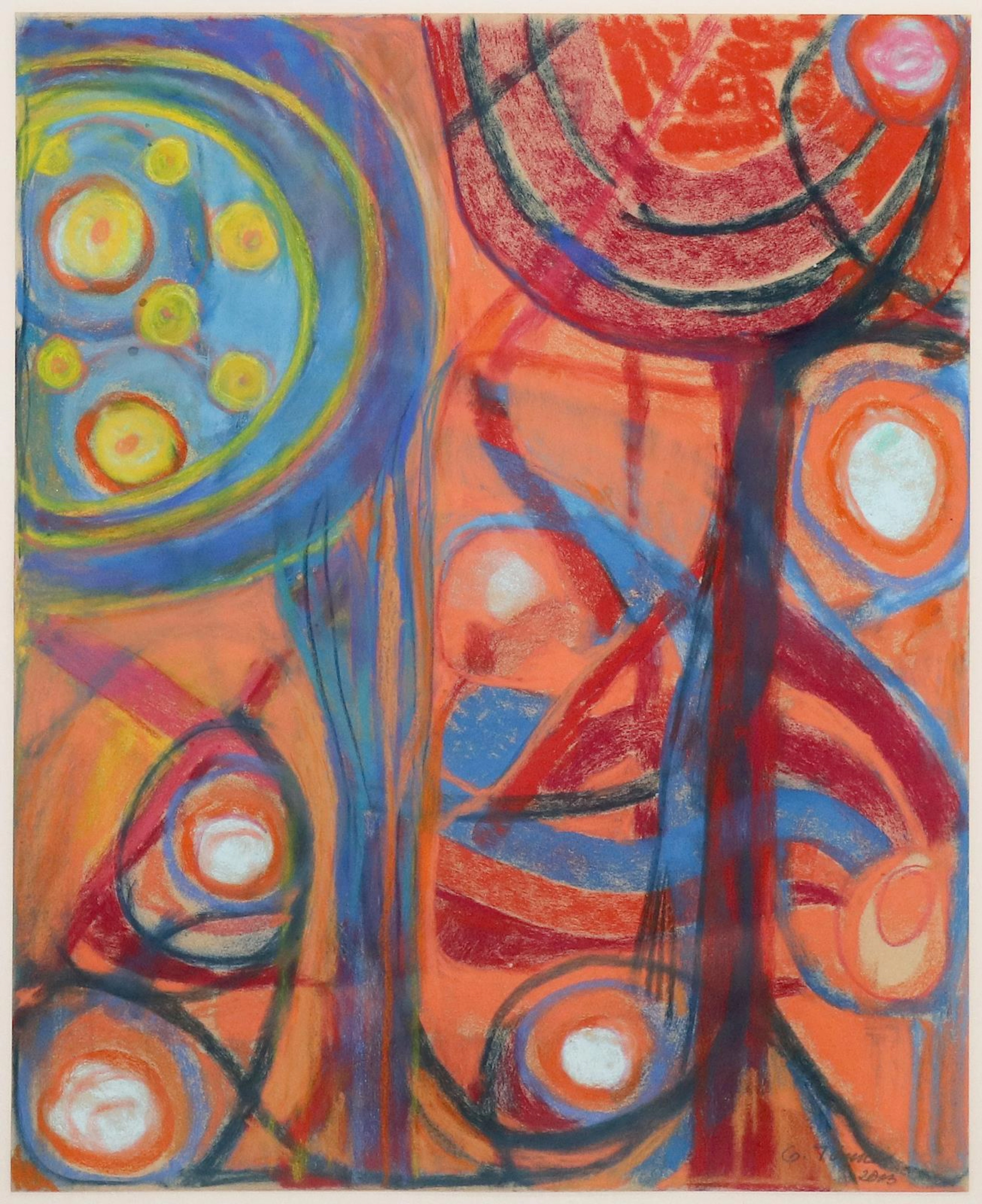 Tonne, Gertrud (1918 Winterbach - Scharnhausen 2011). Rote und blaue
