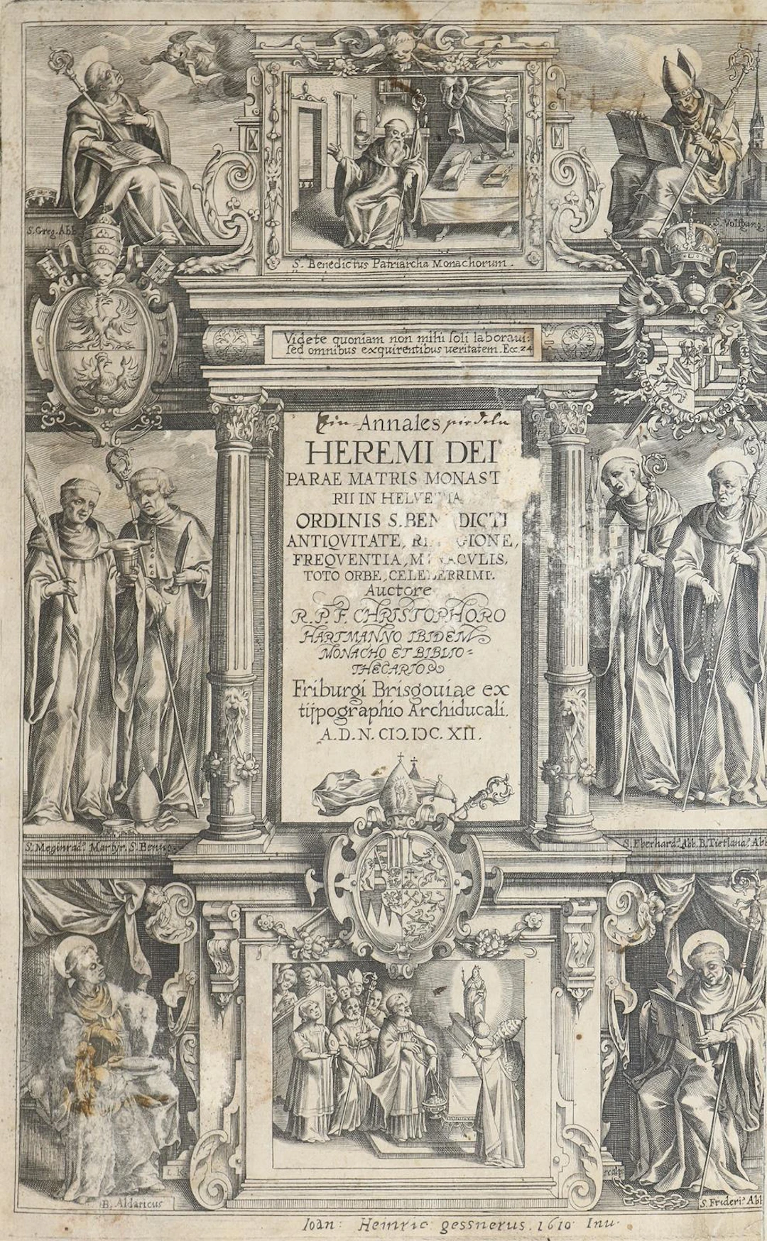 Hartmann,C. Annales Heremi Deiparae Matris monasterii in Helvetia