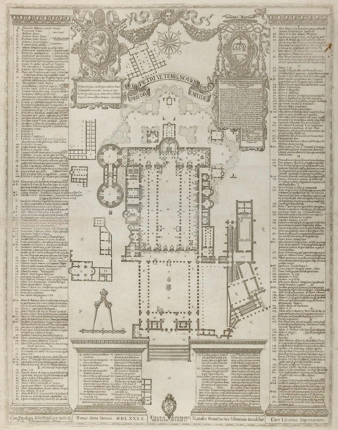 Bonifacio, Natale du Girolamo (1538 Sibenik 1592). Almae Urbis Divi