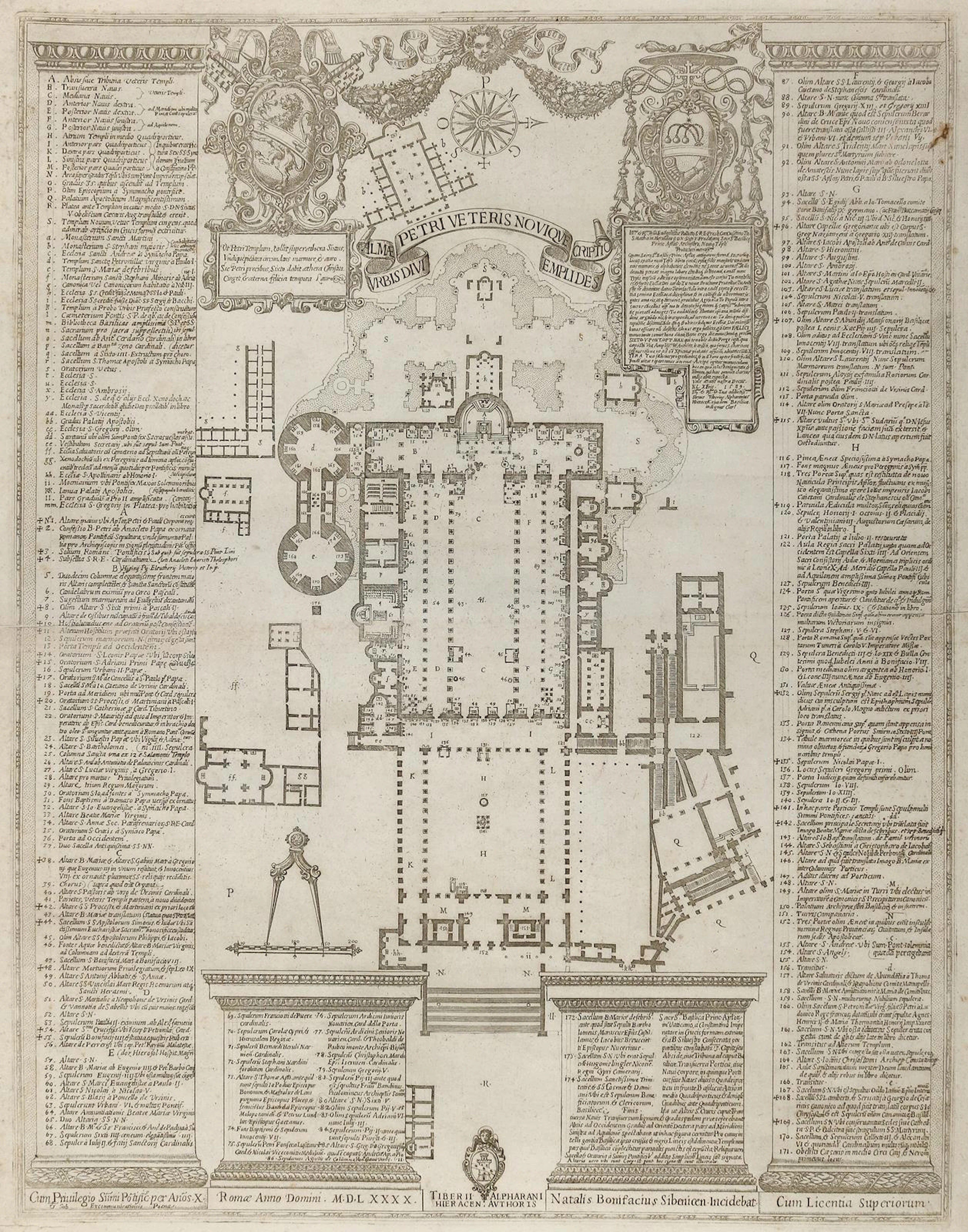 Bonifacio, Natale du Girolamo (1538 Sibenik 1592). Almae Urbis Divi