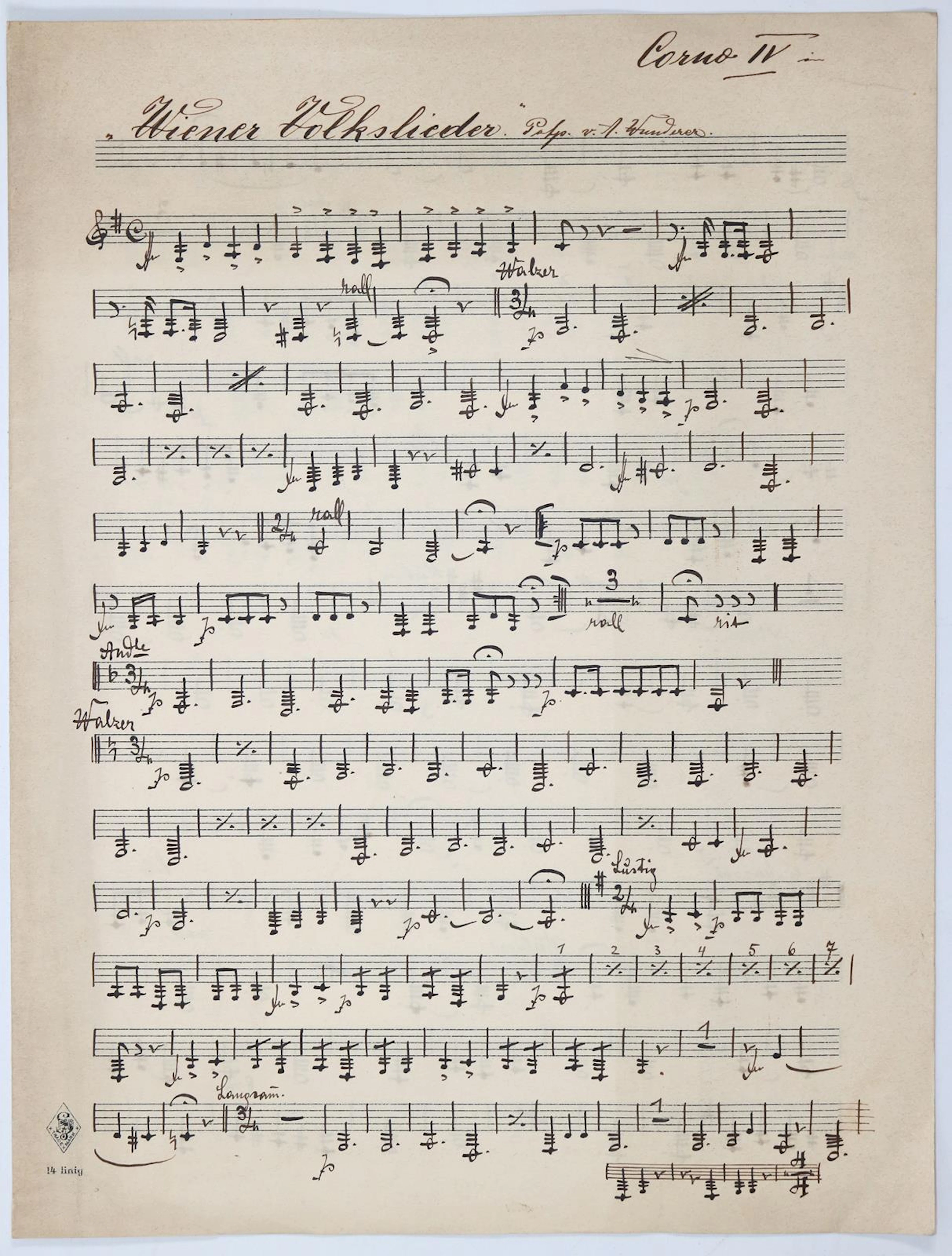 Schreinzer,K. Konvolut Karl Schreinzer. Enthält auch Musikmanuskripte.