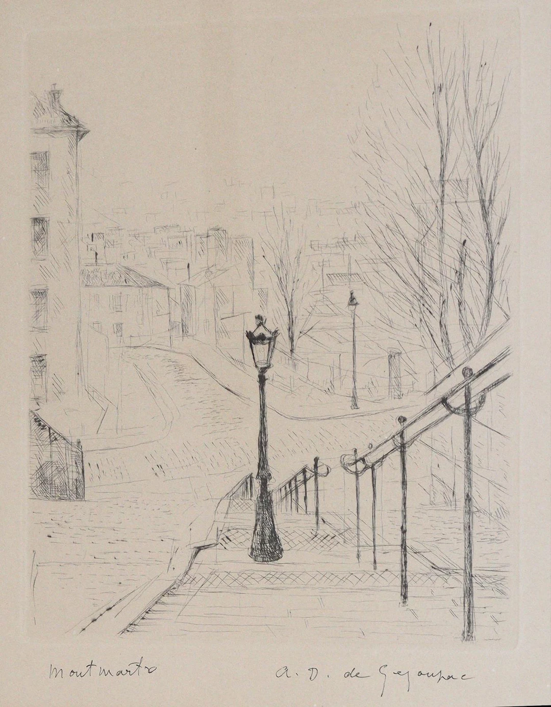 Segonzac, André Dunoyer de (1884 Boussy-Saint-Antoine - Paris 1974).