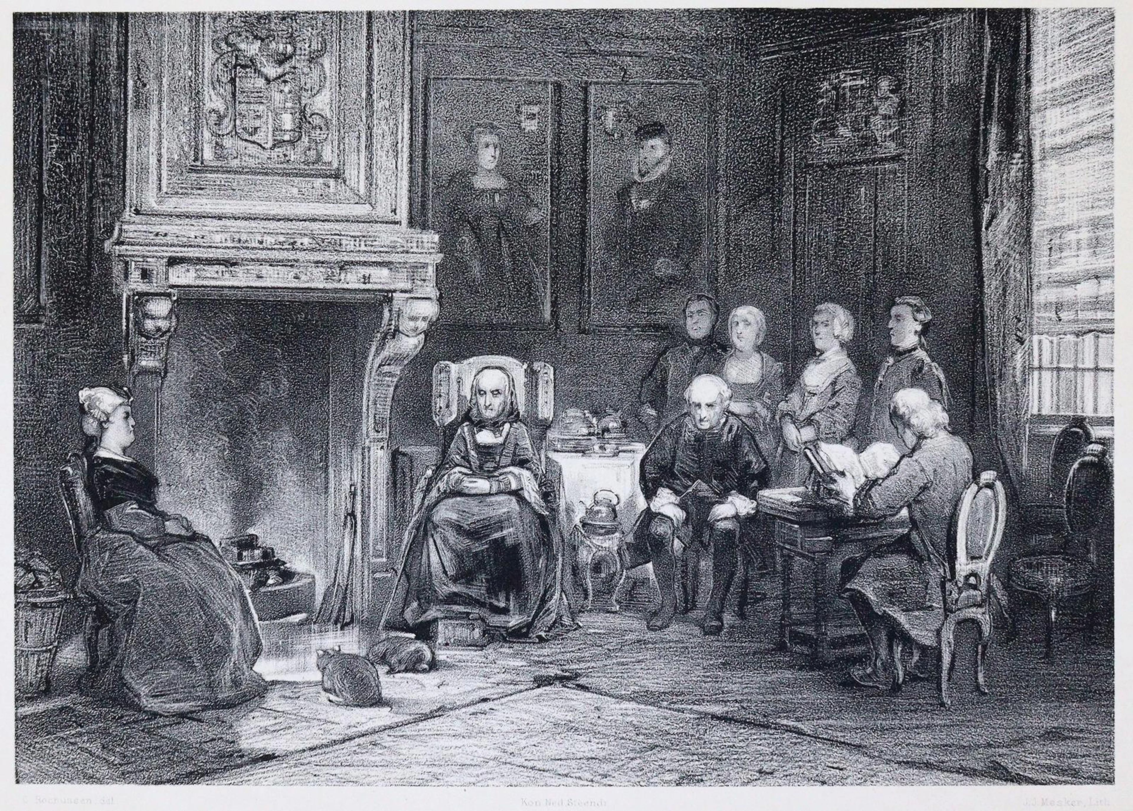 Mieling, Carl Wilhelm (1815 - 1903) u.a. 5 Lithogr. spätes 19. Jh.