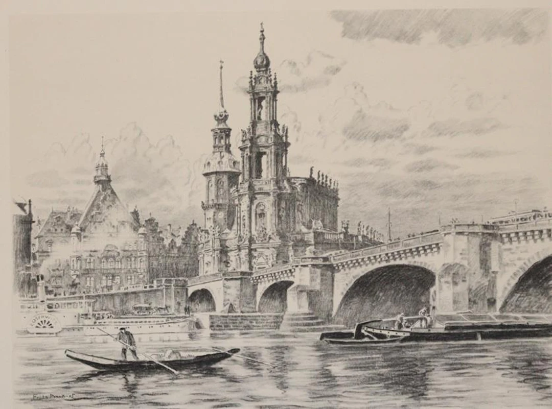 Beckert,F. Dresden. 12 Kunstblätter nach Originalen. Drsdn.