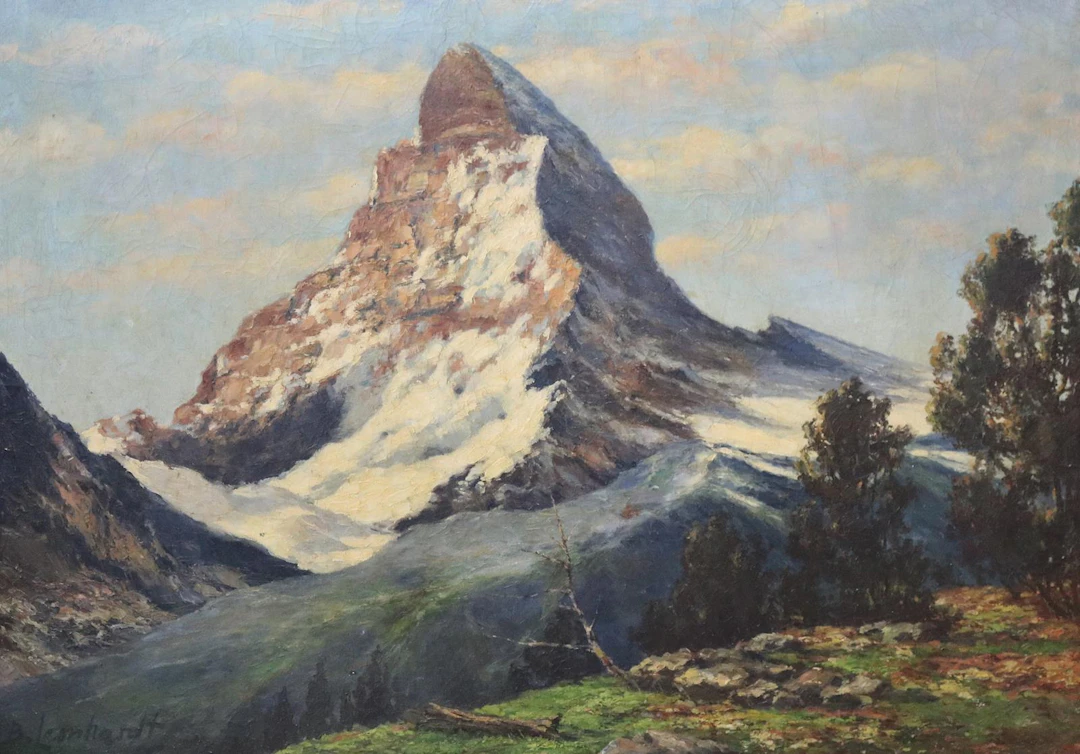 Leonhardt, B. Majestetische Bergspitze. Wohl spätes 19. oder frühes