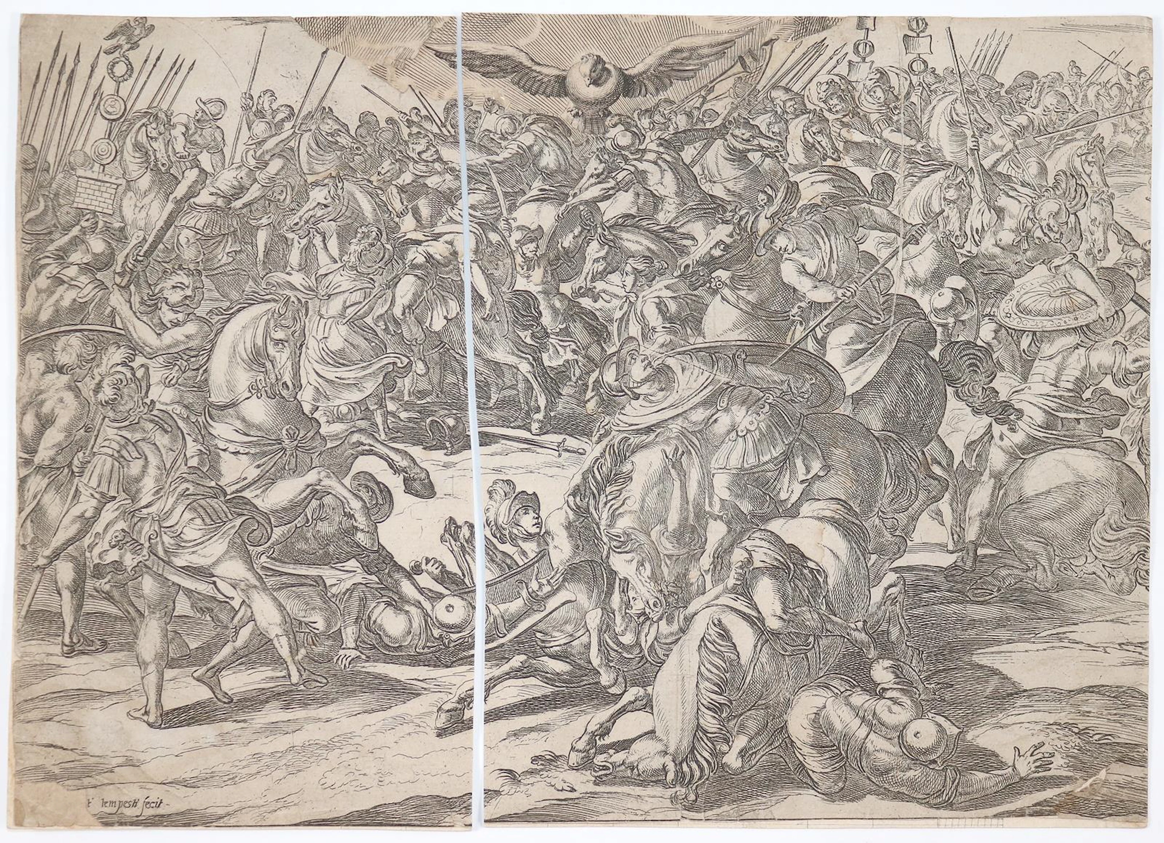 Tempesta, Antonio (1555 Florenz - Rom 1630) u.a. Kleines Konvolut