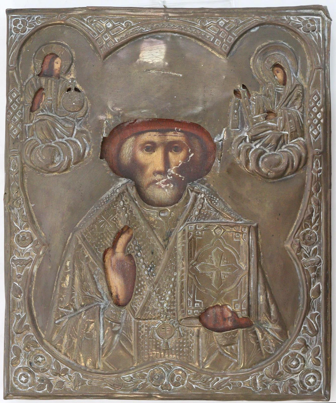 Ikone des segnenden heiligen Nikolaus