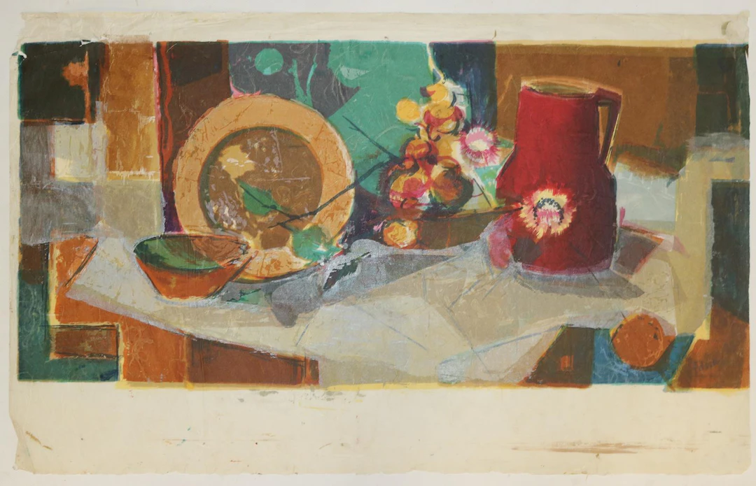 Posse, Wolfgang (1933 Böhringen - Igensdorf). Stillleben mit Krug