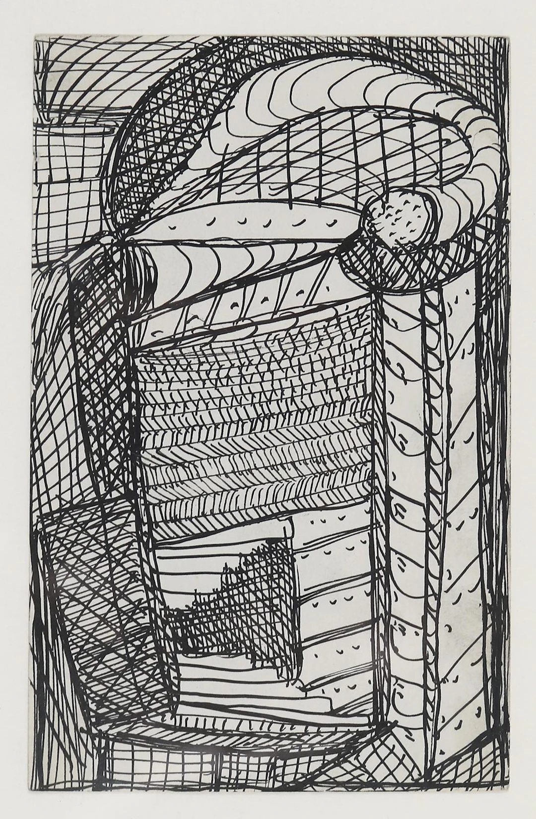 Gill, Madge (1882 Walthamstow - East Ham 1961). 4 Tuschzeichnungen