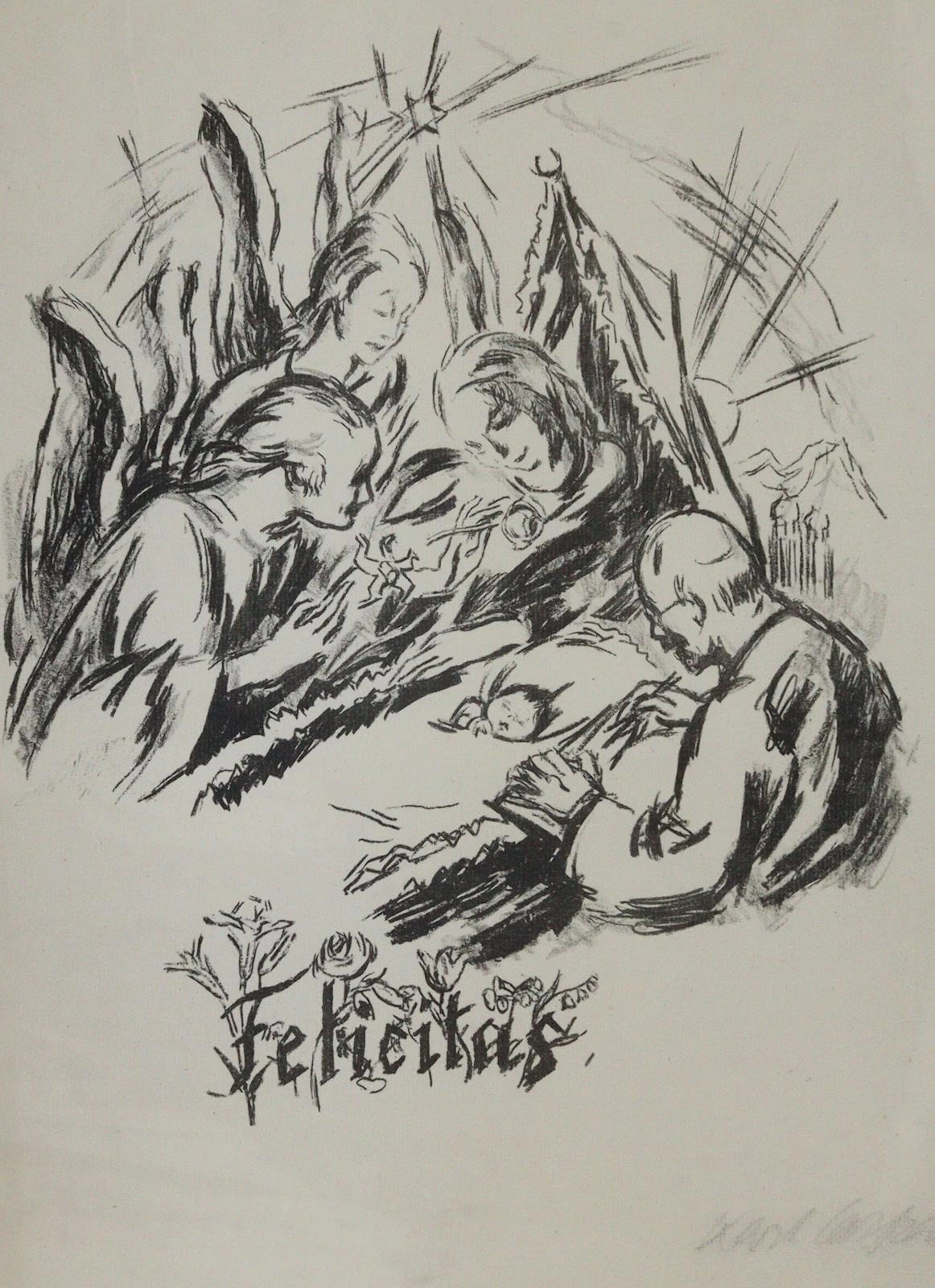 Caspar, Karl (1879 Friedrichshafen - Brannenburg a. Inn 1956). Felicitas.