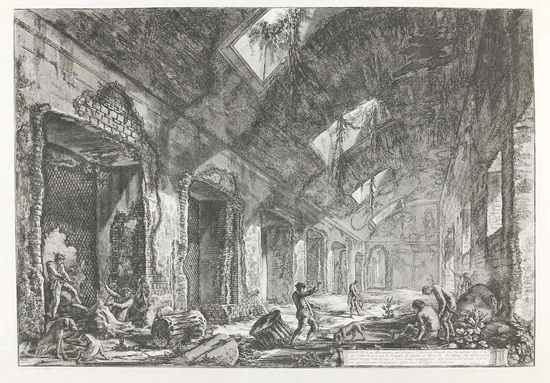 Piranesi, Giovanni Battista (1720 Mogliani - Rom 1778). Vedute di