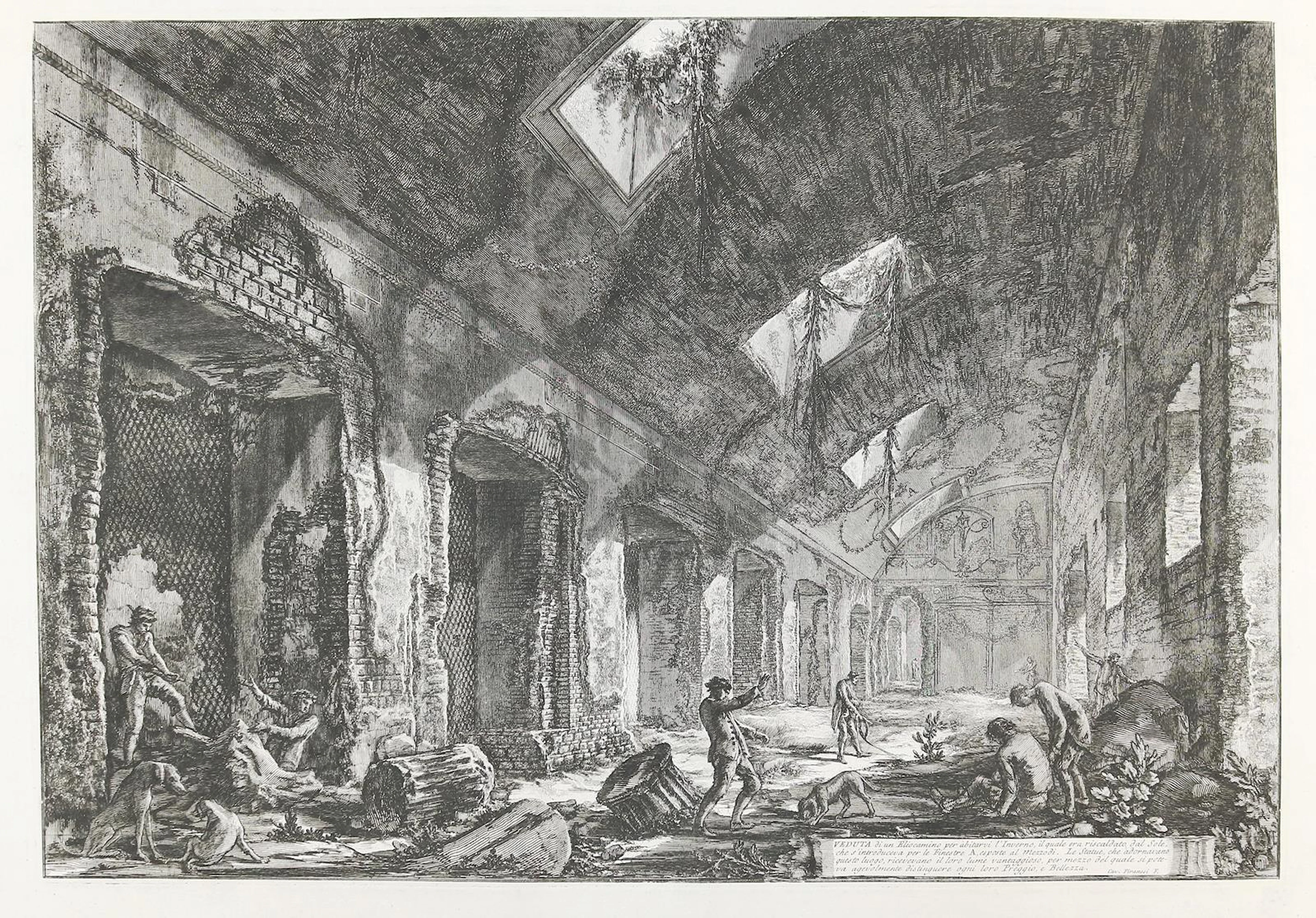 Piranesi, Giovanni Battista (1720 Mogliani - Rom 1778). Vedute di
