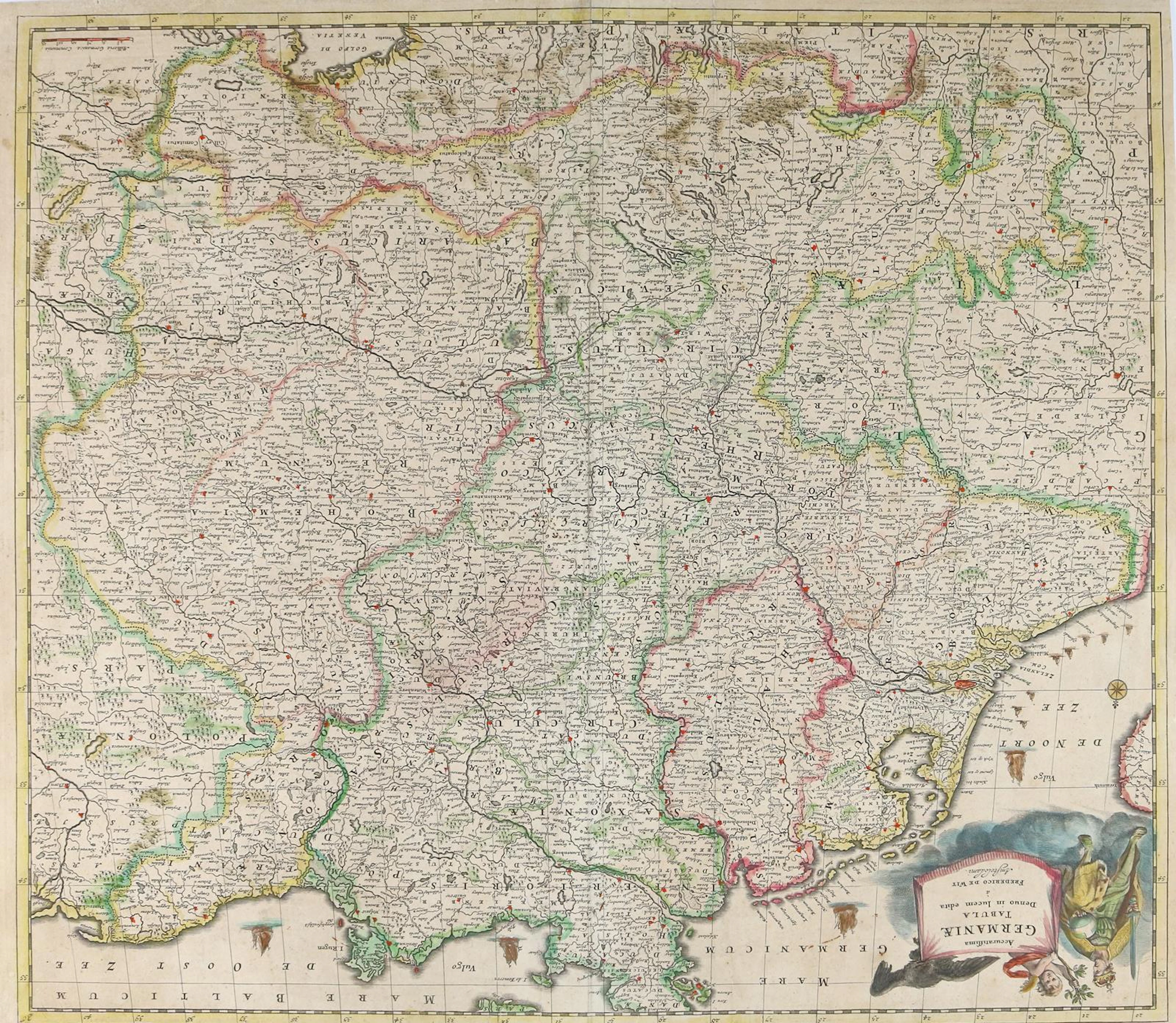 Deutschlandkarten. Accuratissima Germaniae Tabula (