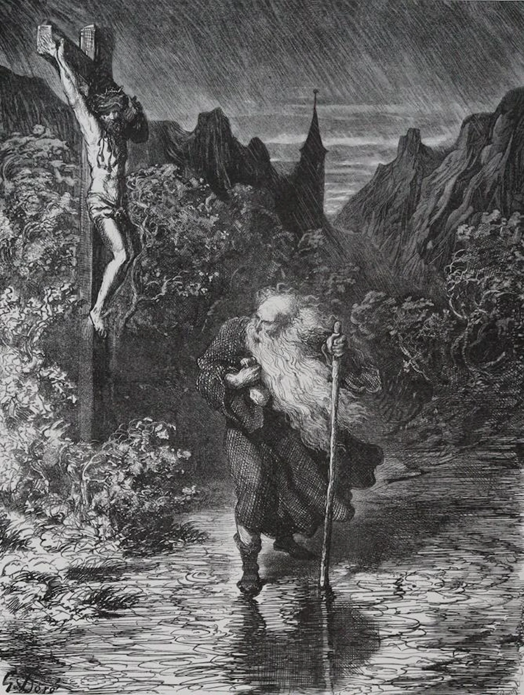 Dupont,P. La legende du Juif Errant. 2. ed. Paris 1862. Gr.Fol. Mit