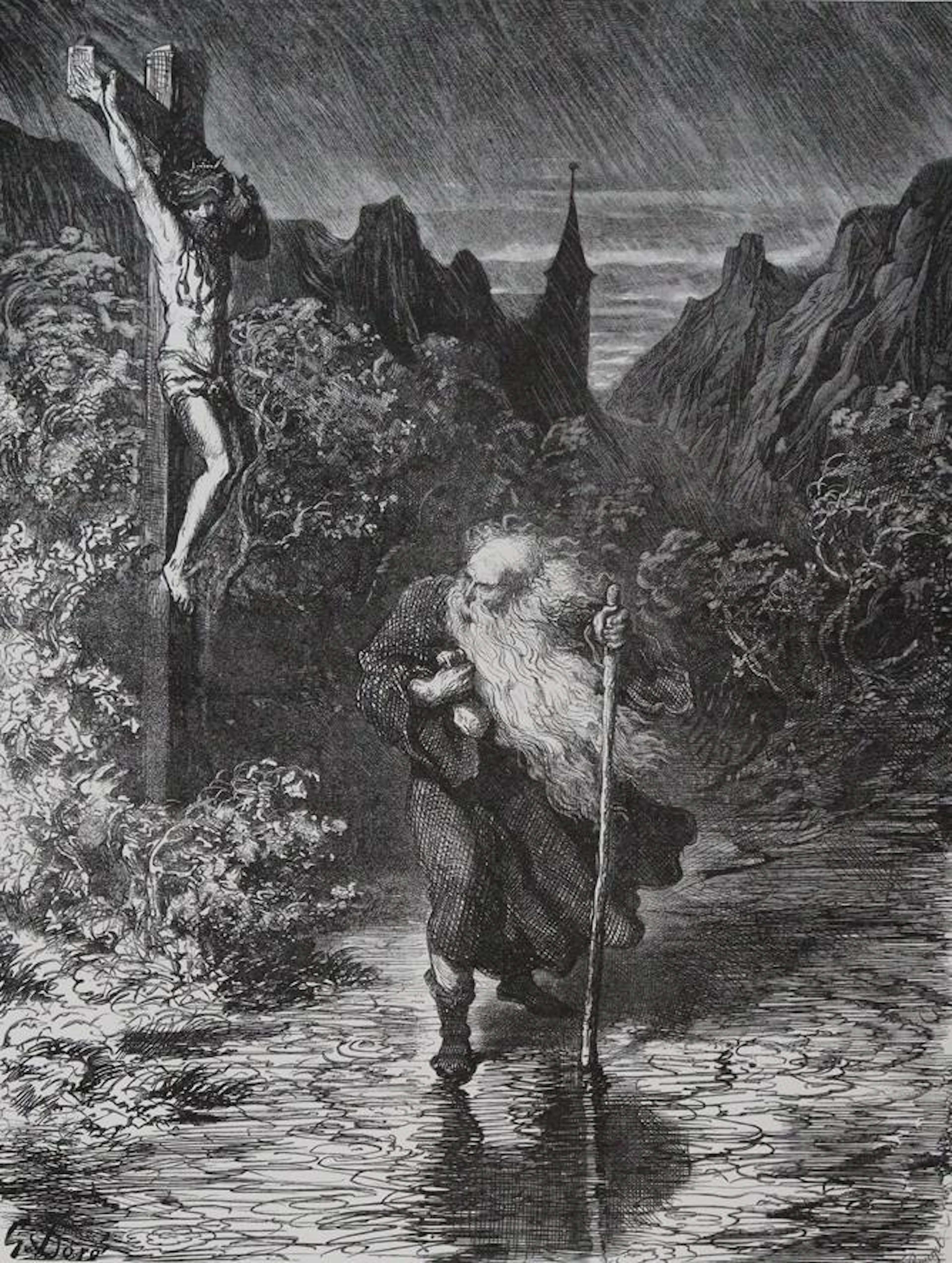 Dupont,P. La legende du Juif Errant. 2. ed. Paris 1862. Gr.Fol. Mit