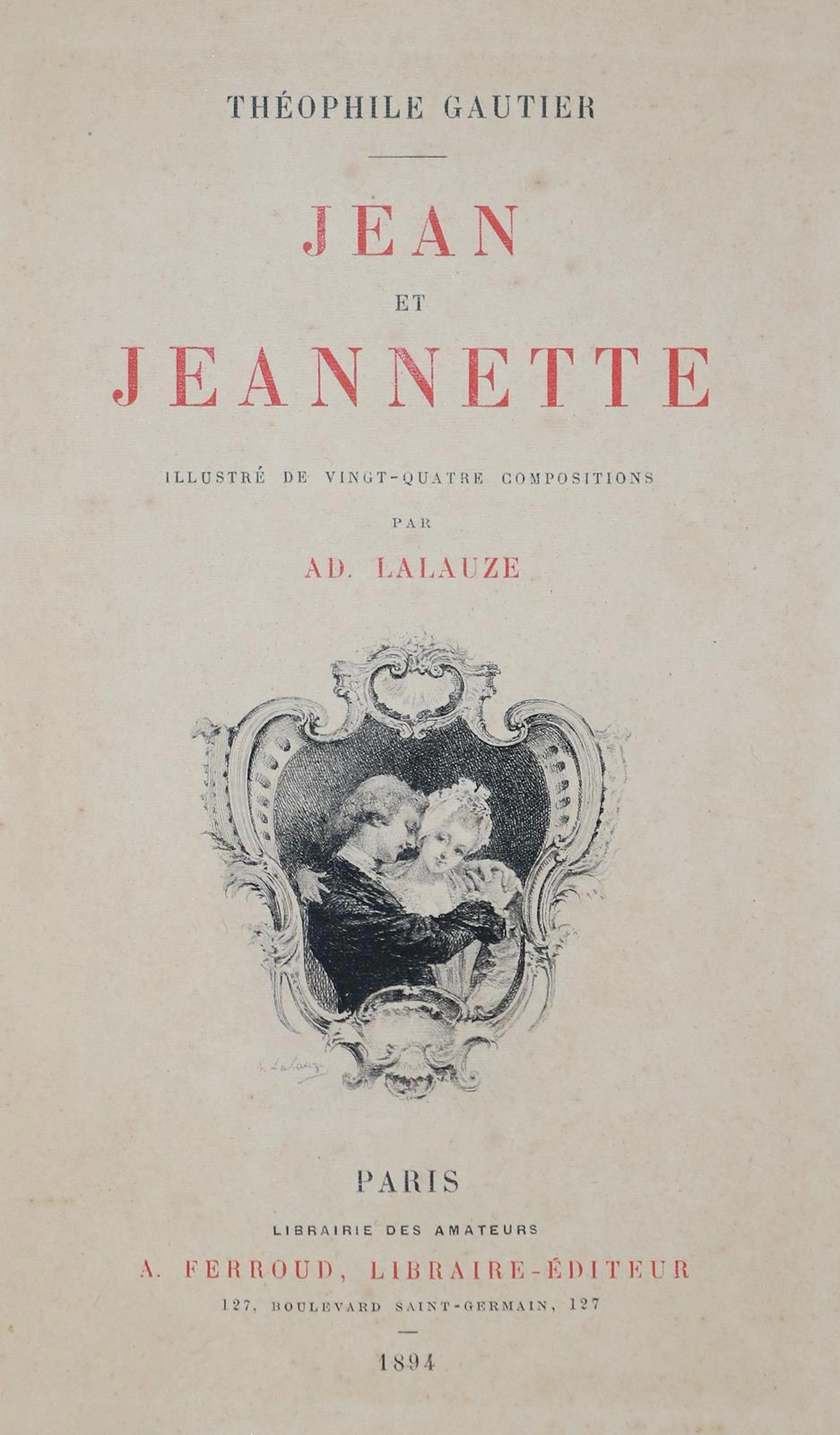 Gautier,G. Jean et Jeannette. Paris
