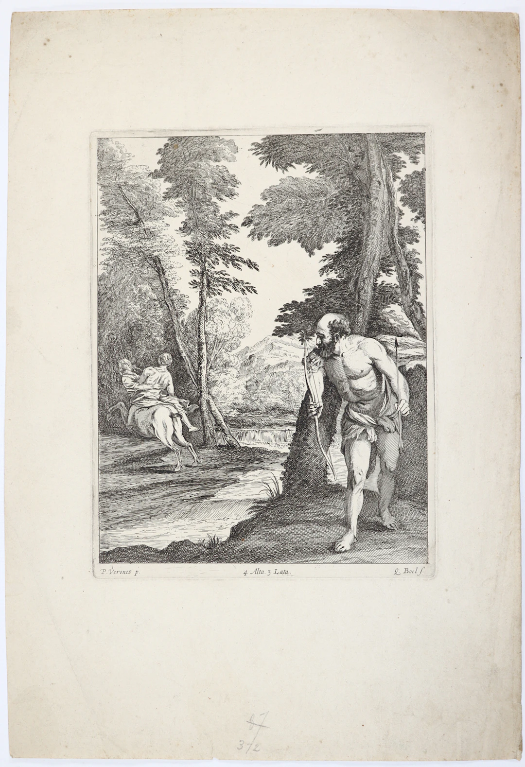 Boel, Quirin (1622 Antwerpen 1664). Die Entführung der Deinaira durch