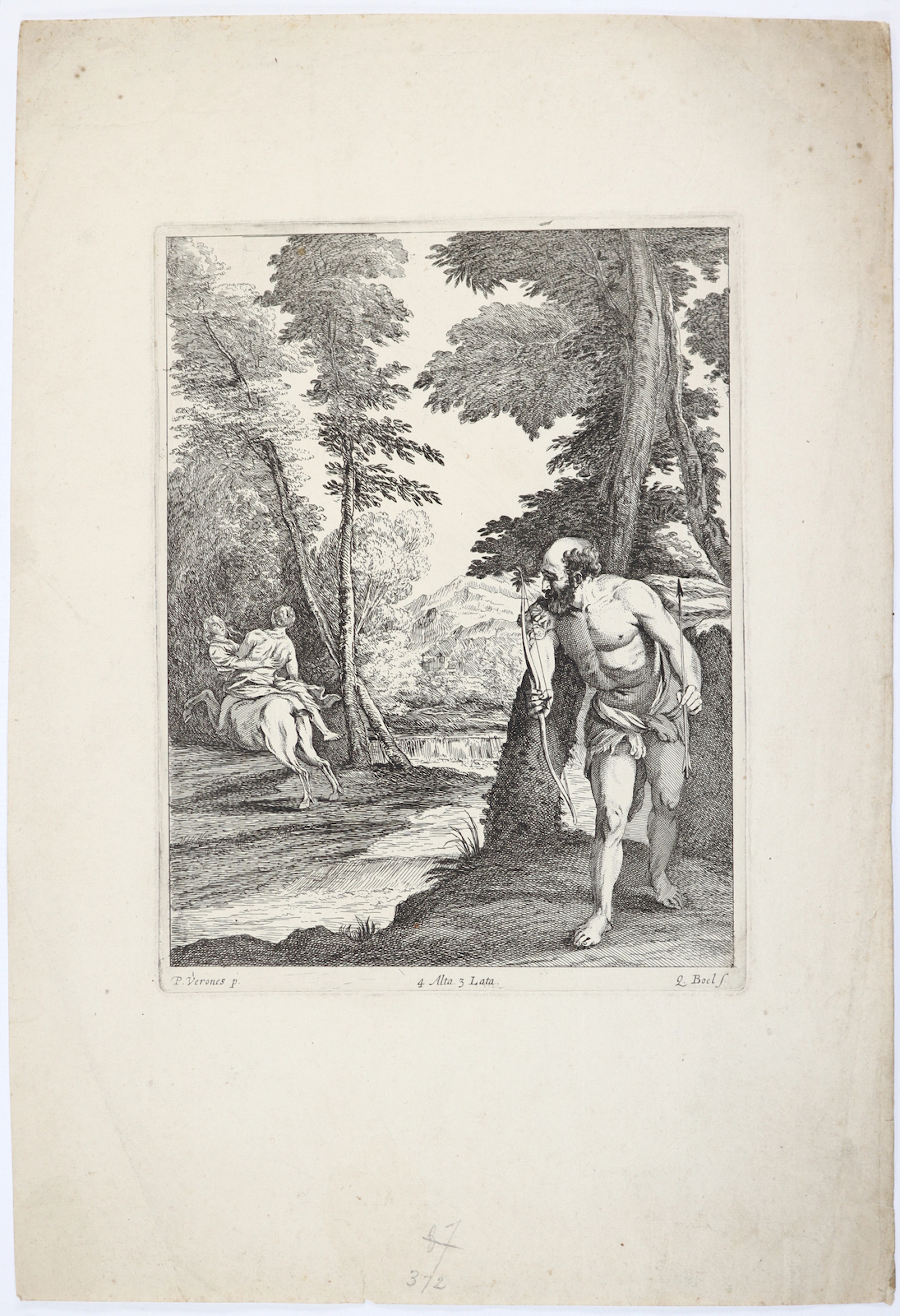 Boel, Quirin (1622 Antwerpen 1664). Die Entführung der Deinaira durch