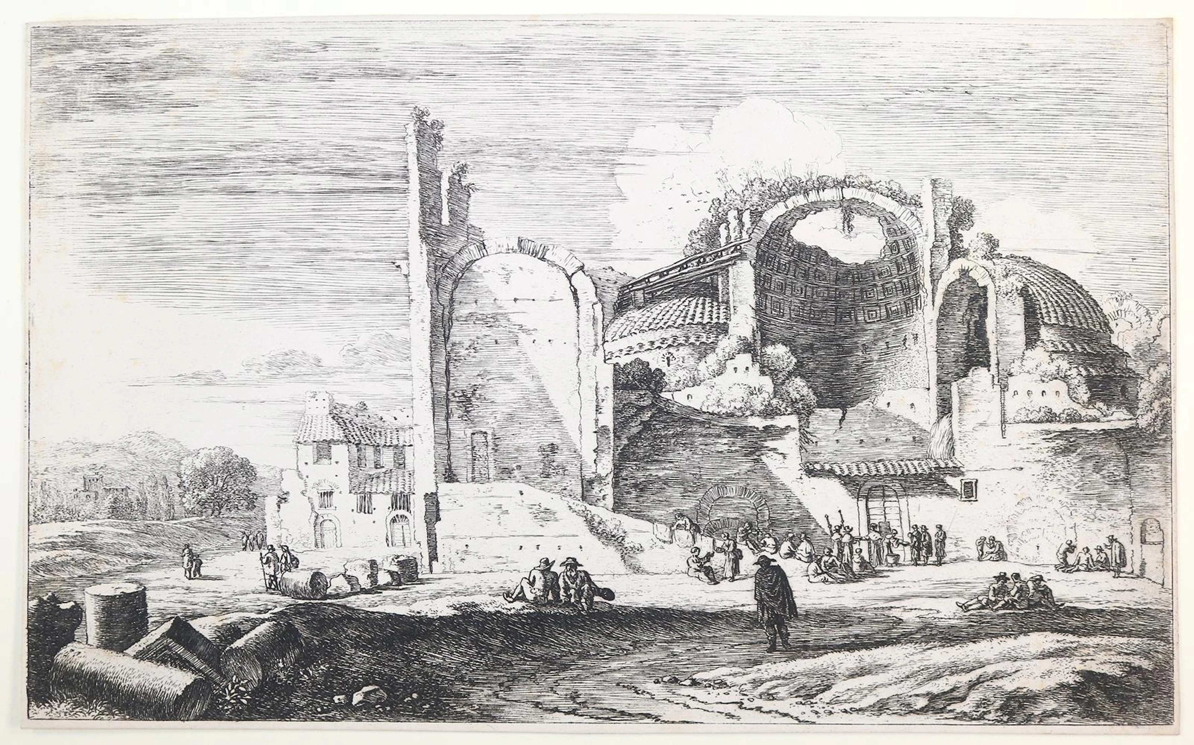 Swanevelt, Herman van (1600 Woerden - Paris 1655). Brotverteilung