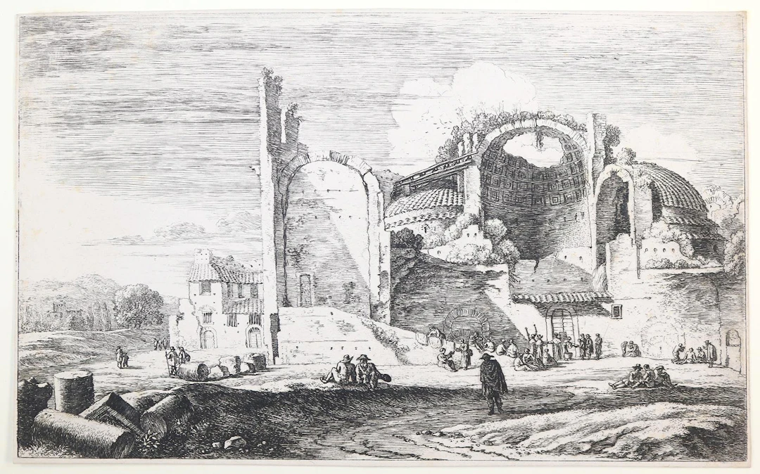 Swanevelt, Herman van (1600 Woerden - Paris 1655). Brotverteilung