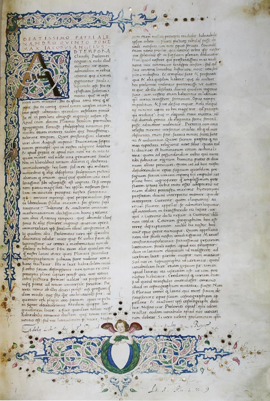 Opus Magnum des Claudius Ptolemäus, Das. Faksimile der Handschrift