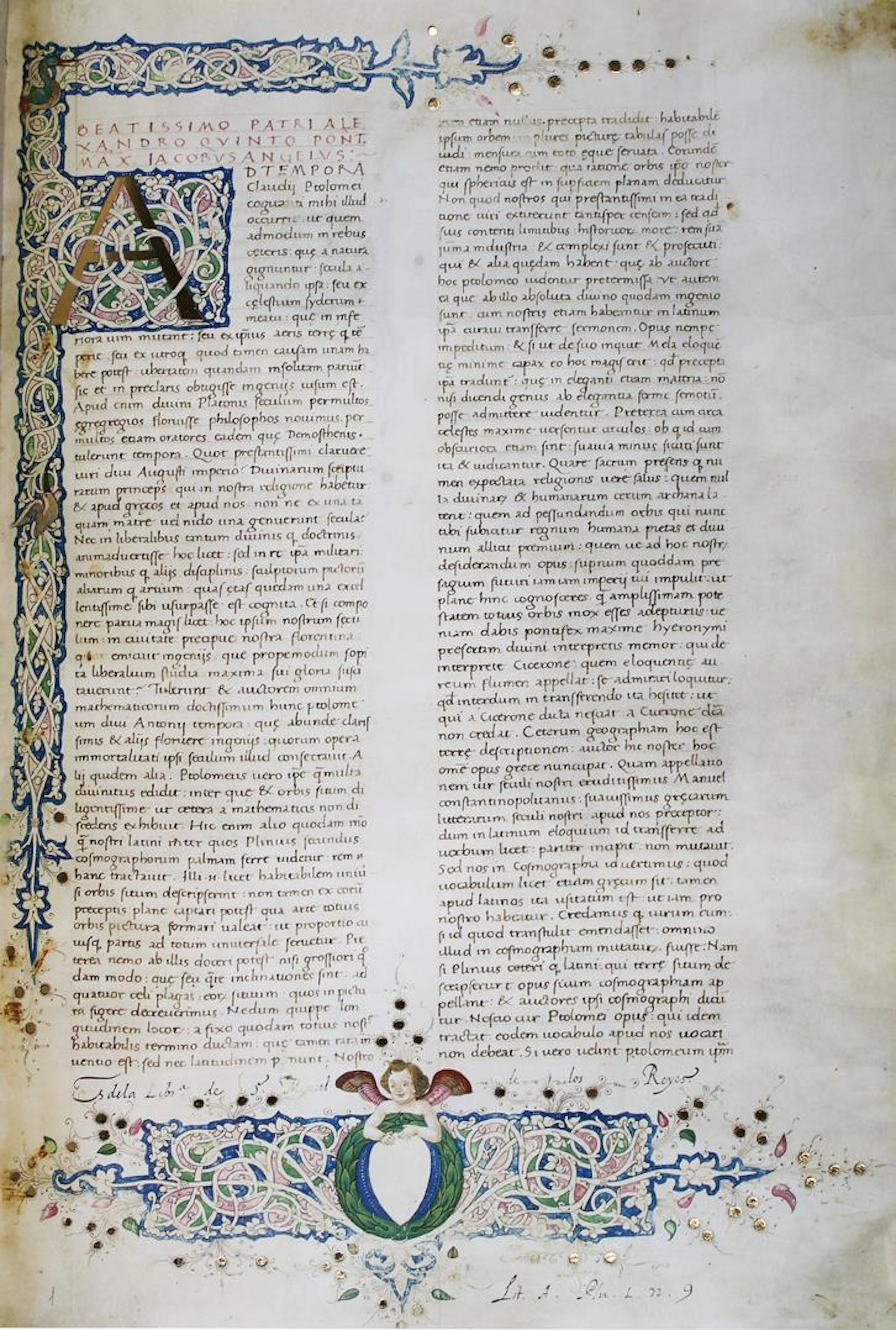 Opus Magnum des Claudius Ptolemäus, Das. Faksimile der Handschrift
