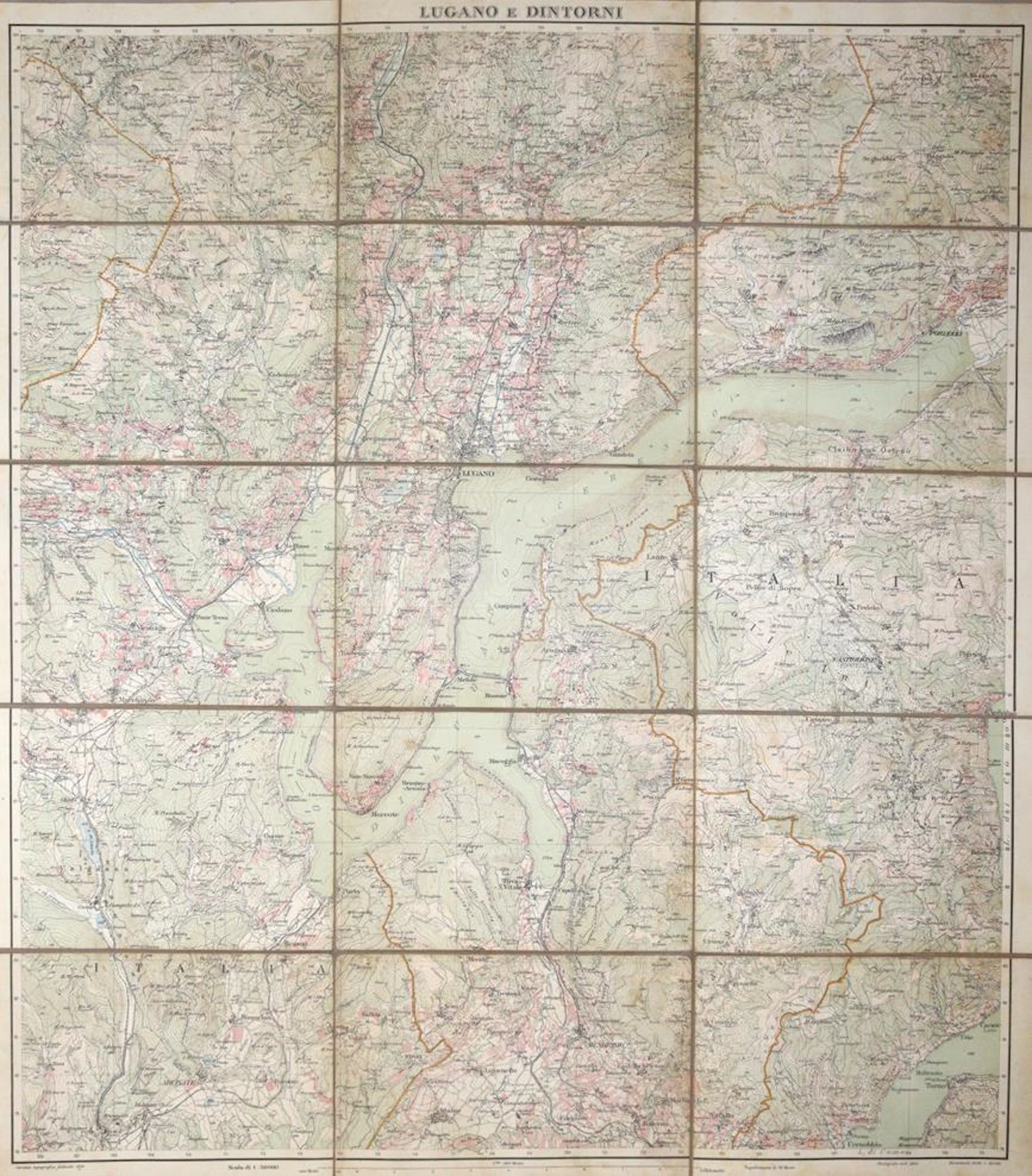 Sammlung von 81 Faltkarten