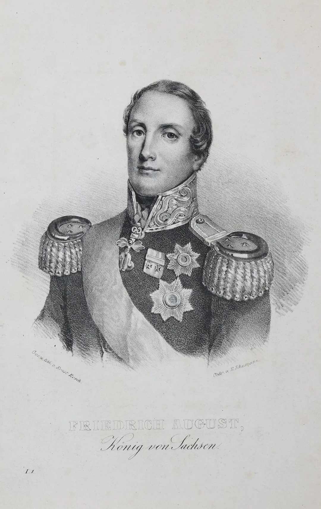 Sächsische Fürsten und Herrscher. 24 Portraits