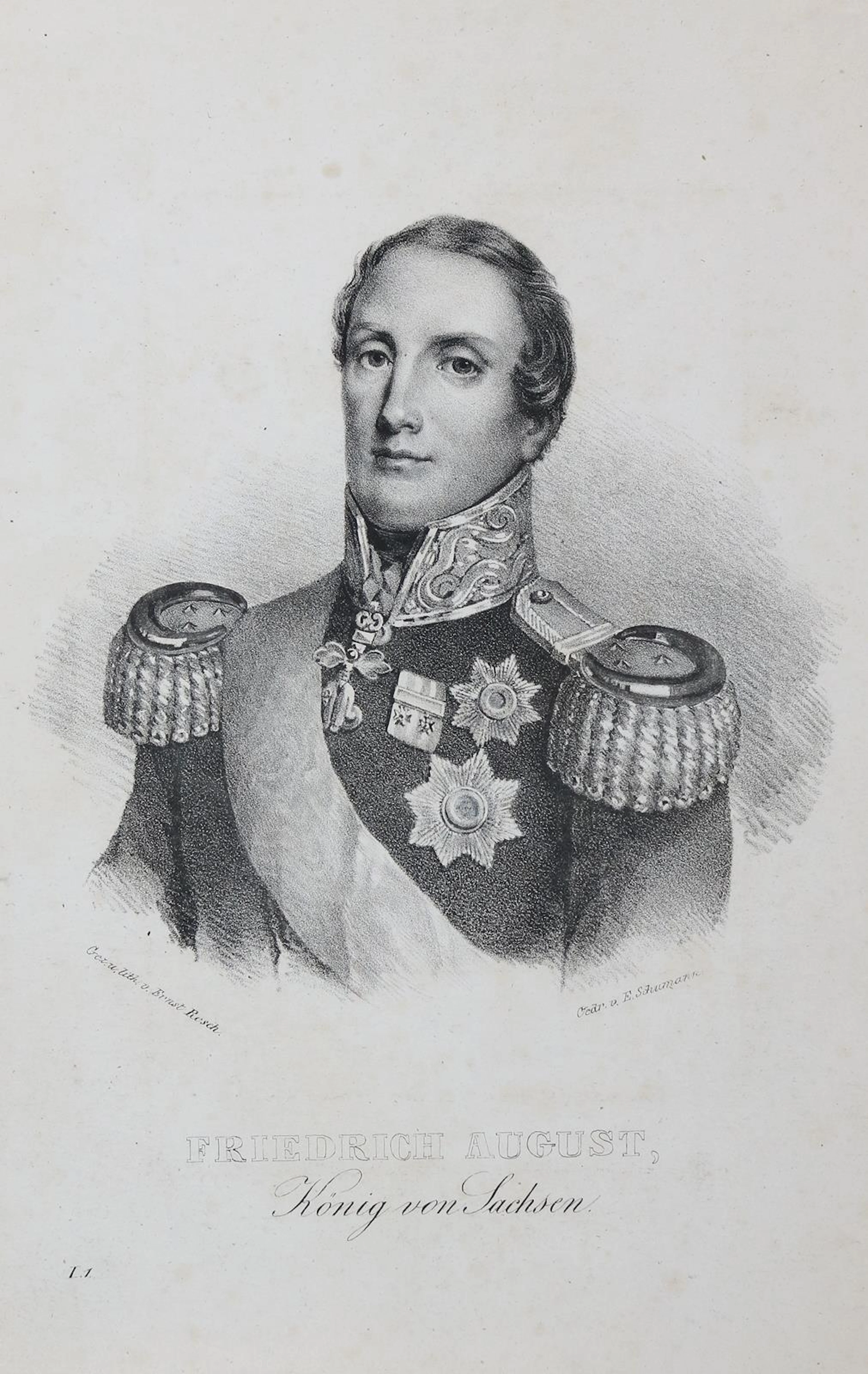 Sächsische Fürsten und Herrscher. 24 Portraits