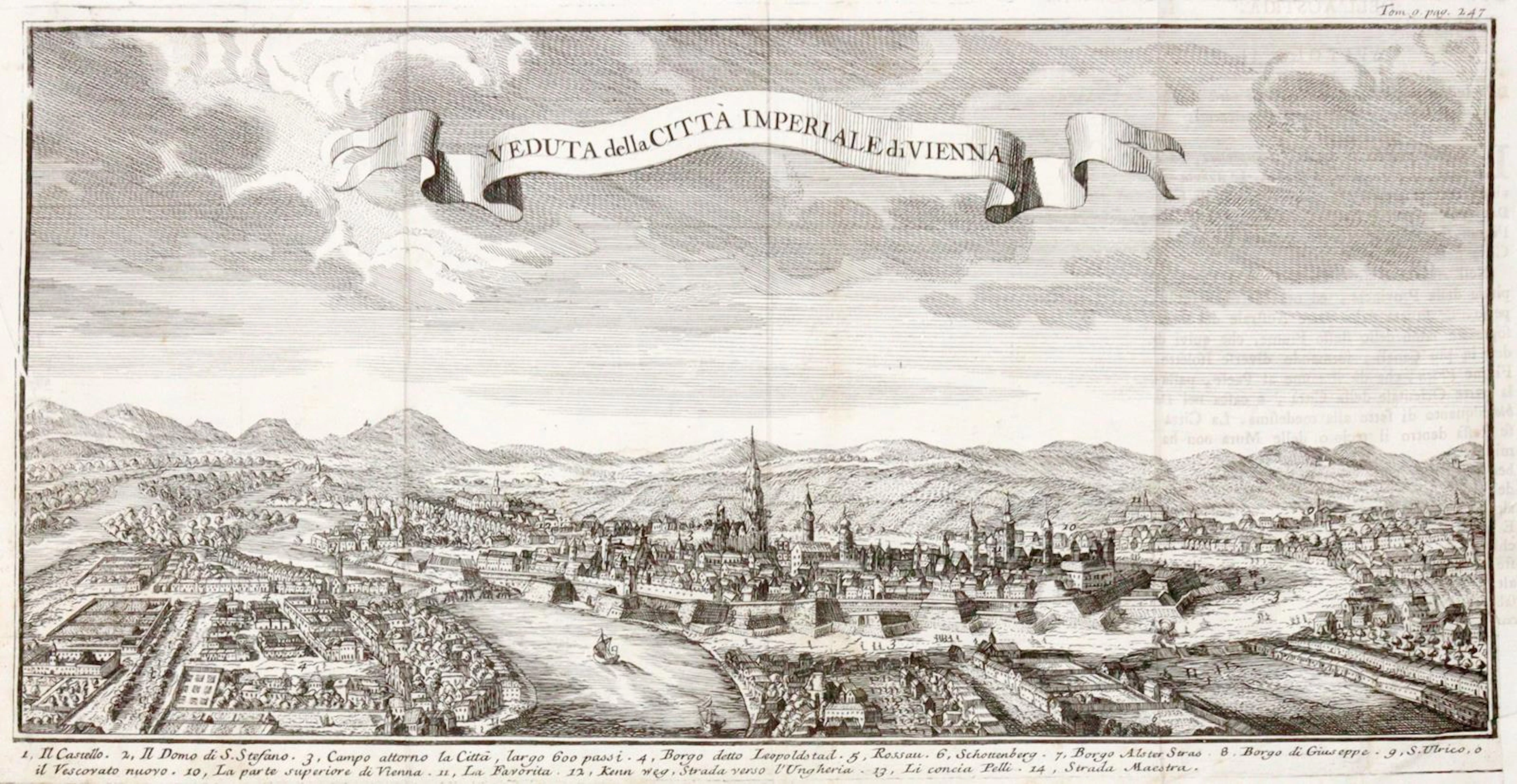 Salmon, Thomas (1679 Meppershall - London 1767). 9 Kupferstiche. Ansichten