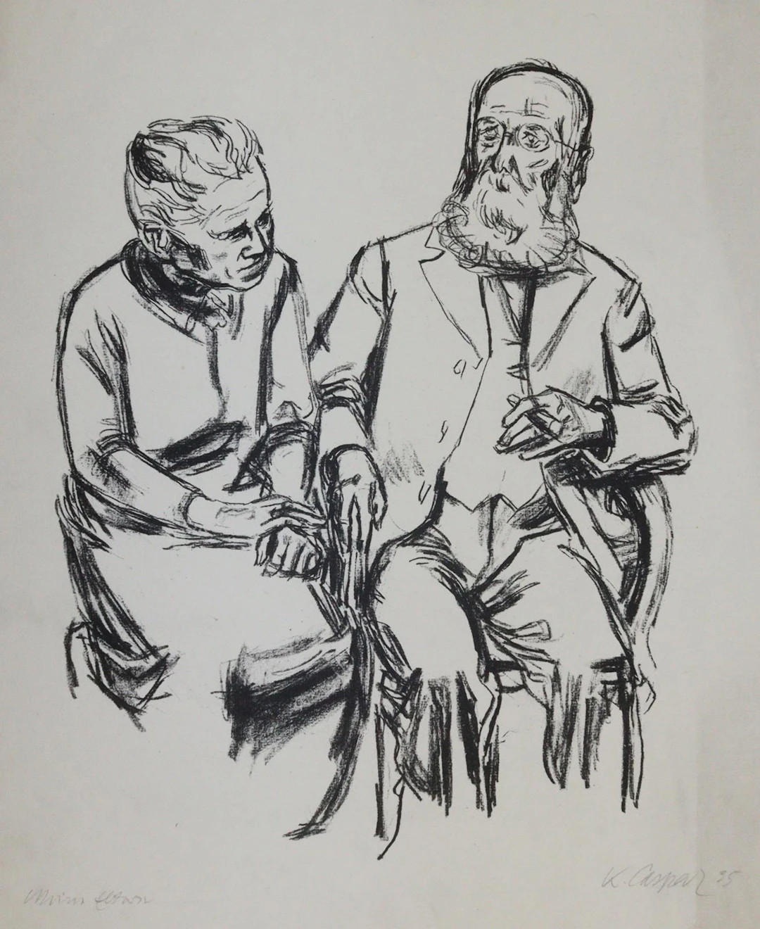 Caspar, Karl (1879 Friedrichshafen - Brannenburg a. Inn 1956). Meine