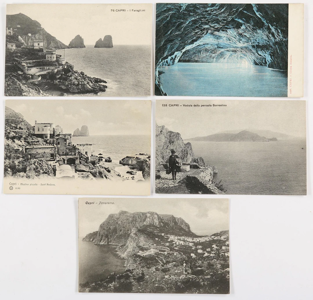 Capri. 7 Postkarten
