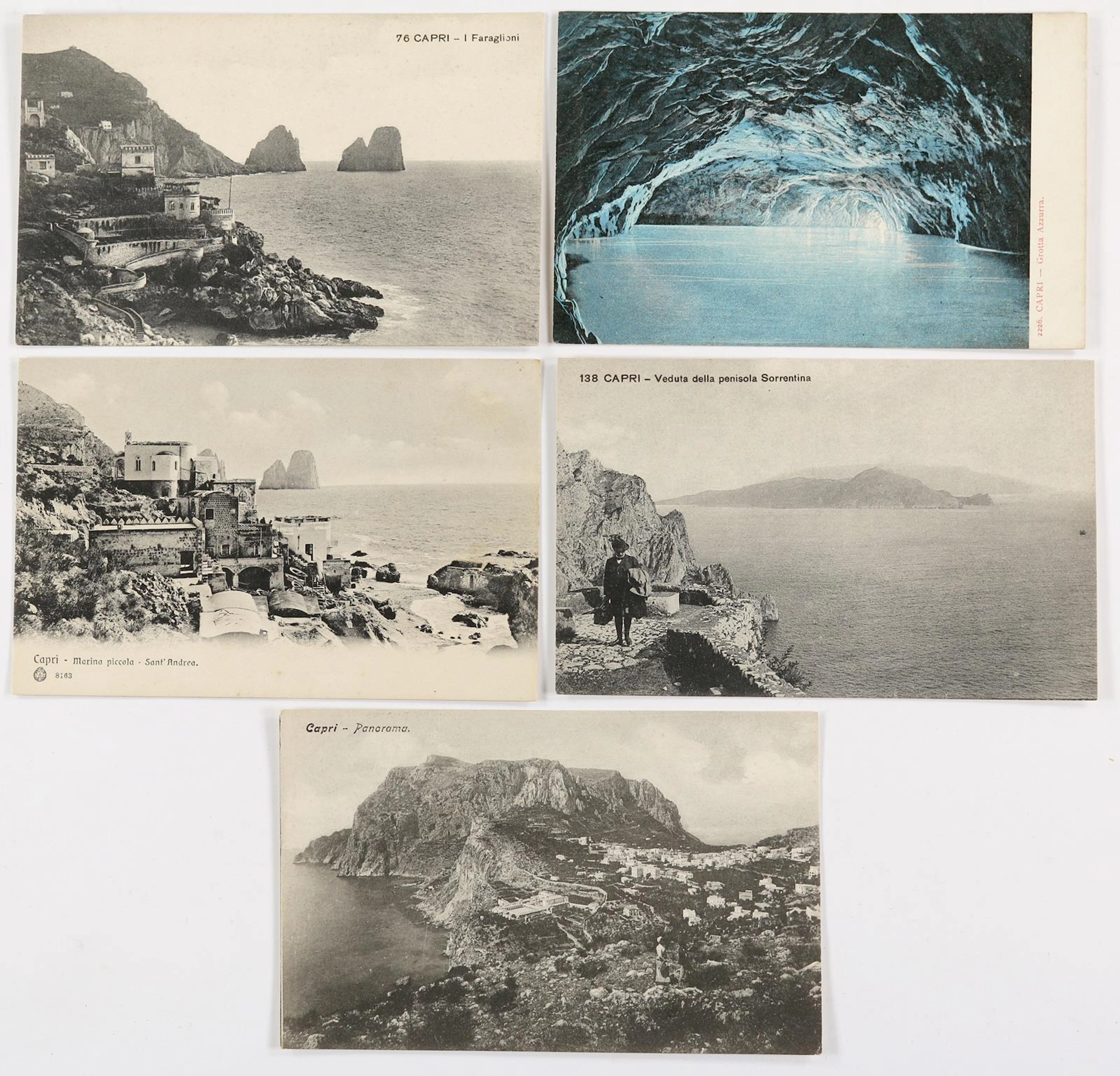 Capri. 7 Postkarten