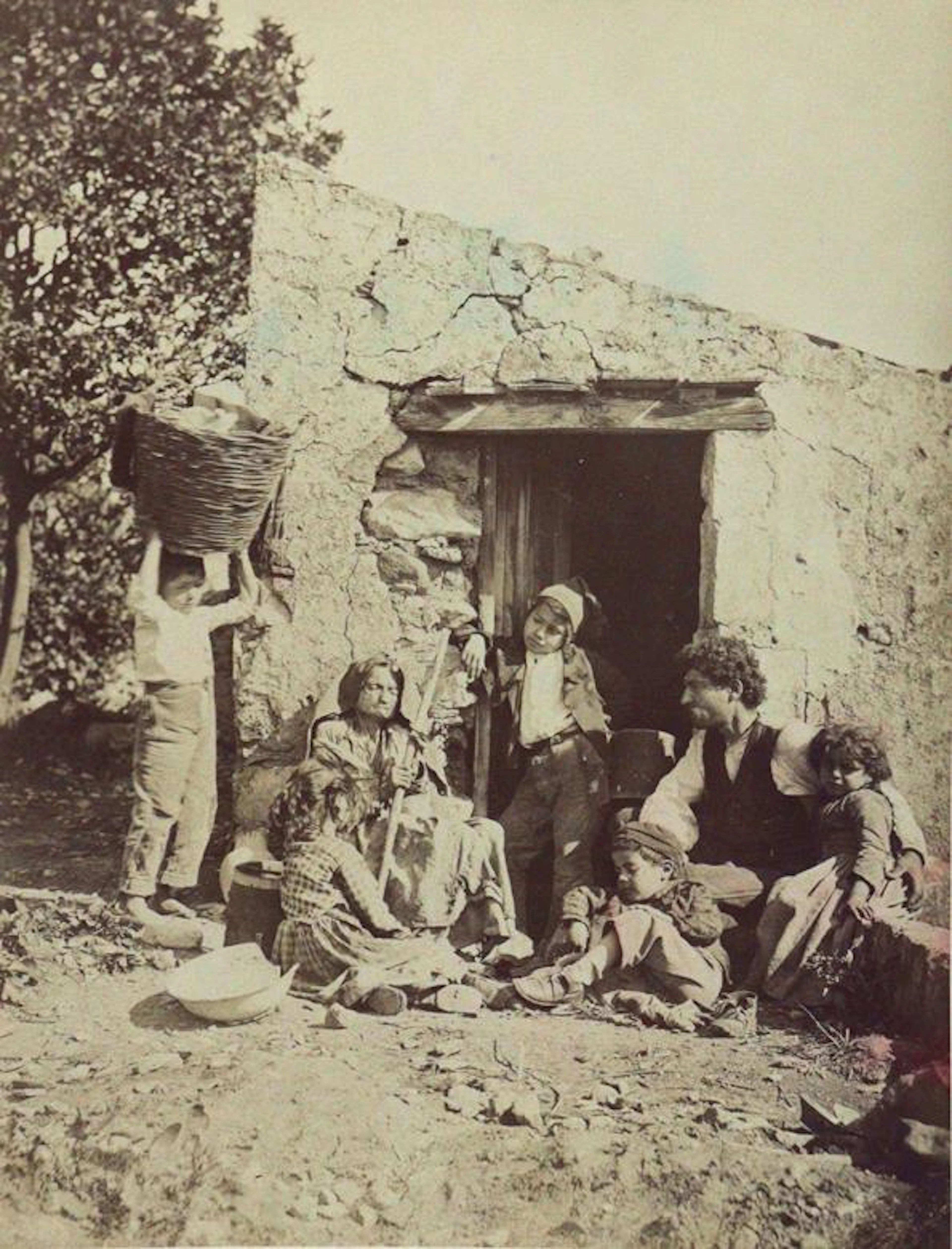 Gloeden, Wilhelm von (1856 Volkshagen - Taomina 1931) u.a. Bauernfamilie