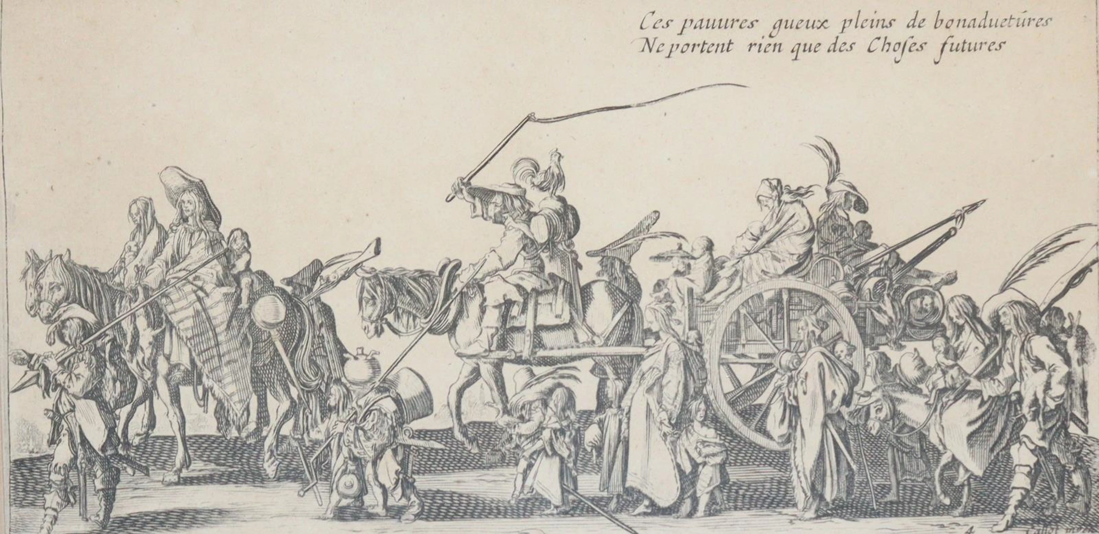 Callot, Jacques (1592 Nancy 1635) nach. Kleines Graphikkonvolut aus