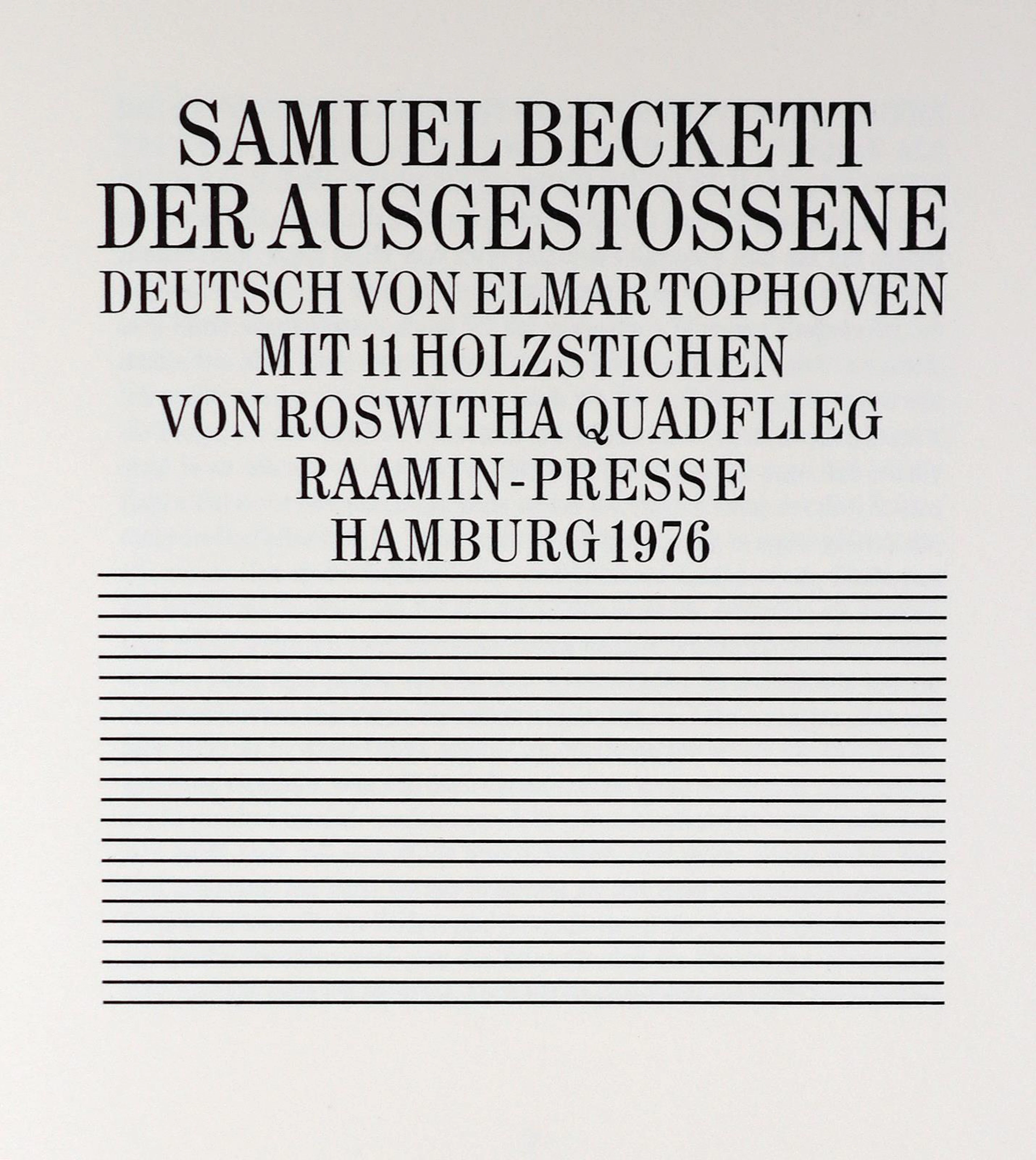 Beckett,S. Der Ausgestoßene. Deutsch von E. Tophoven. Hbg.