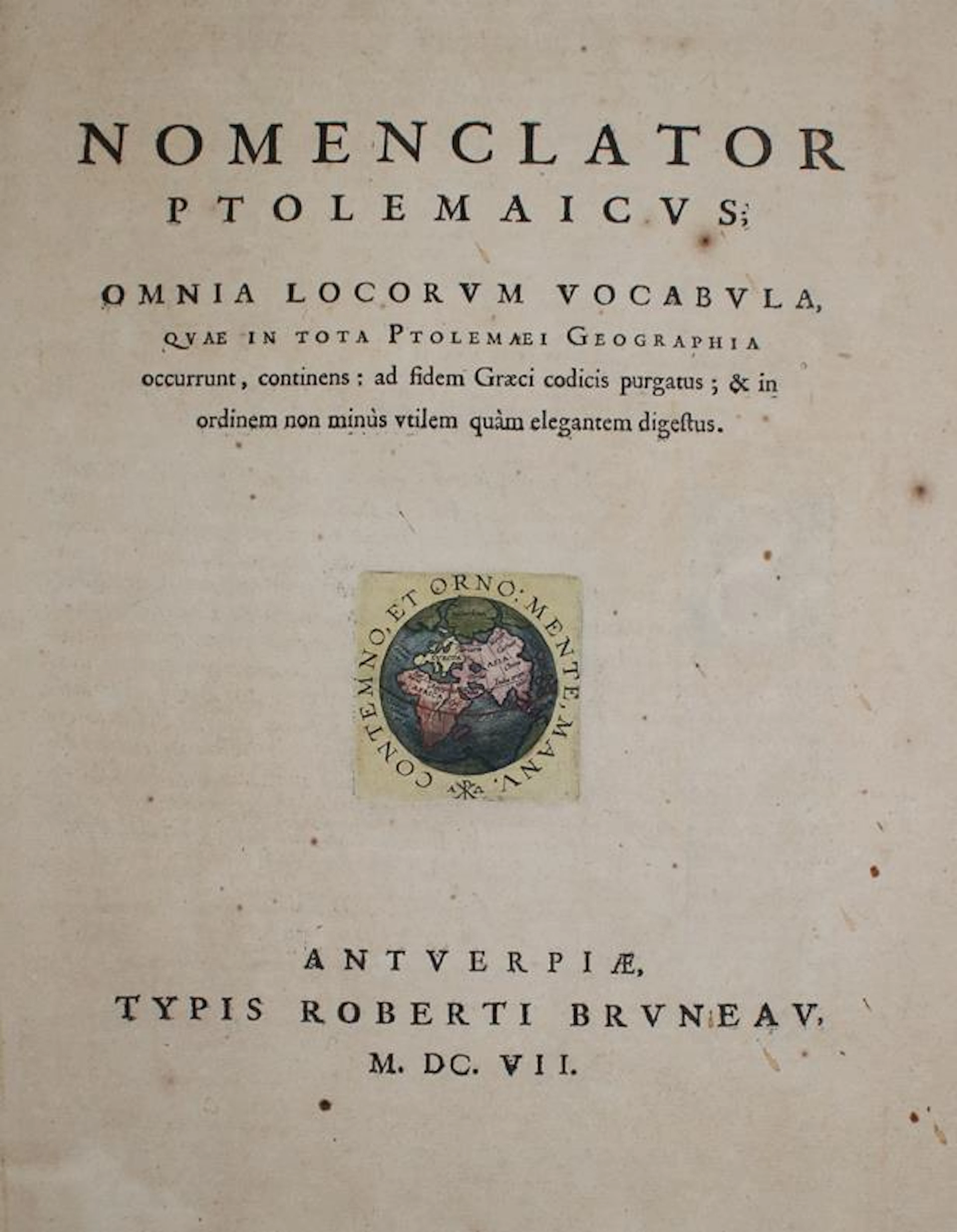 (Ortelius,A. Theatrum orbis terrarum). Fragment. Sammlung von 48 Textblättern.