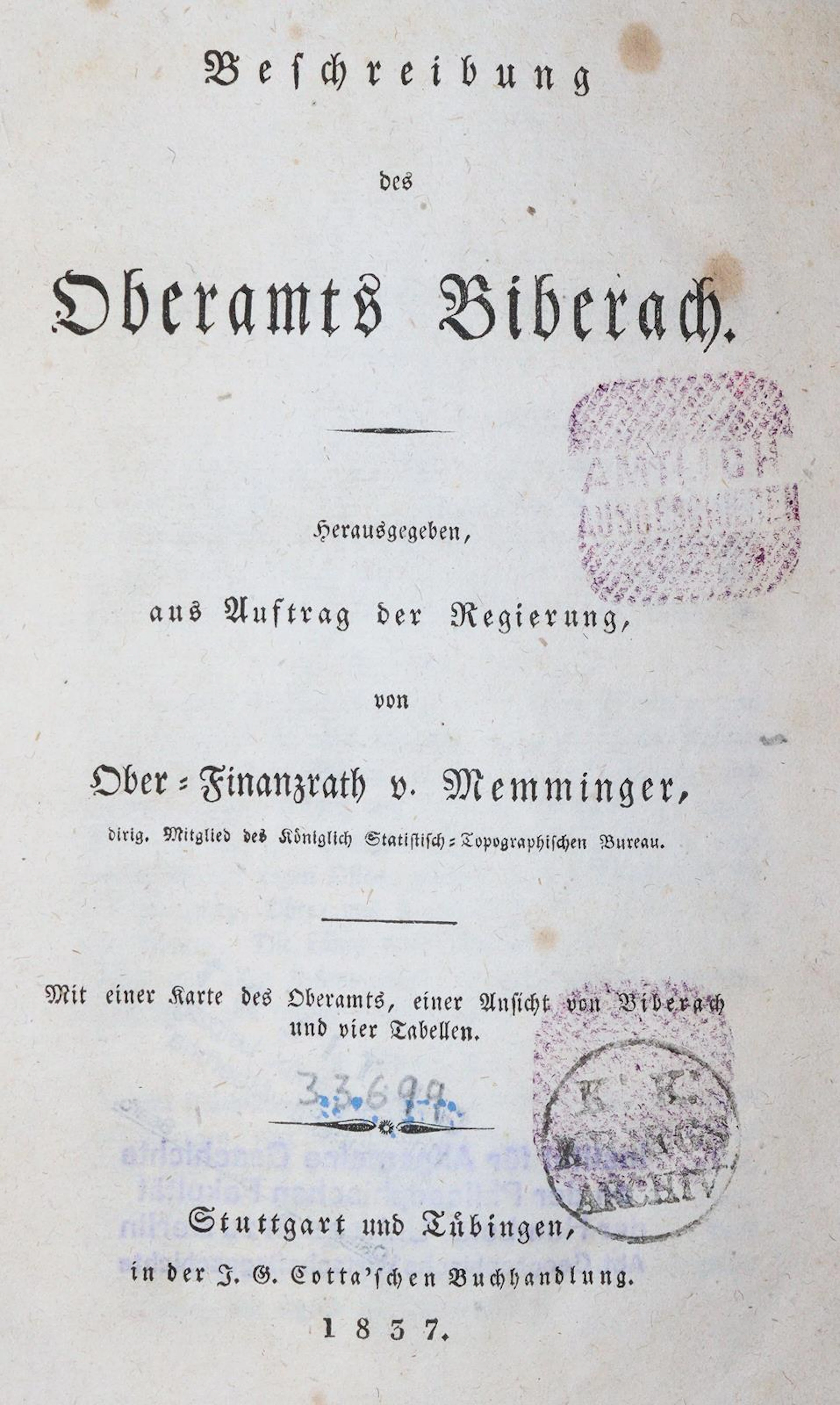 Oberamtsbeschreibungen. 11 Bde