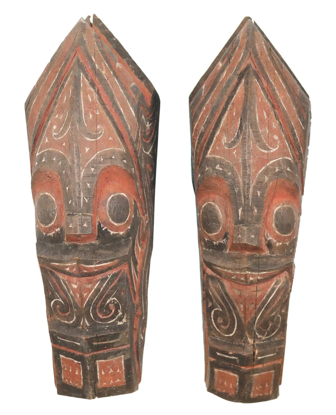 Batak Stamm Nordsumatra/Indonesien. Singa Singa Stammesschnitzerei Holz